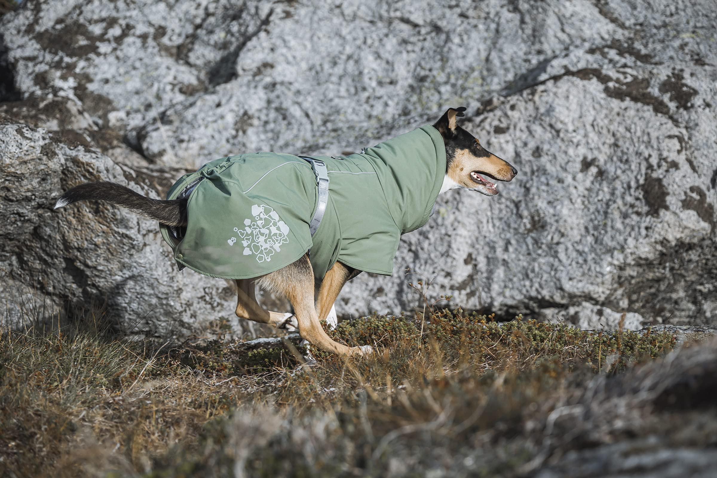 Hurtta Extreme Warmer 2, Winter Dog Coat Eco, Hedge, 10 In