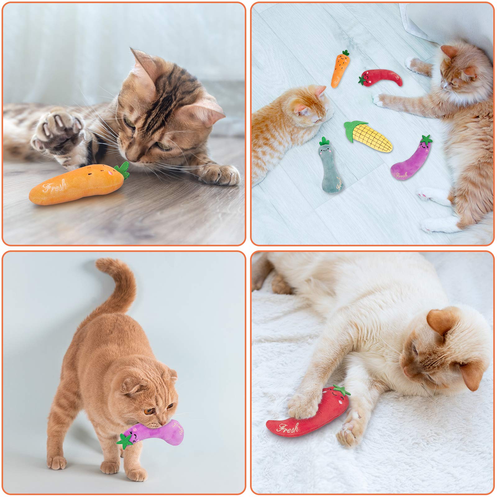 Etekyer Catnip Toys, Cat Toys, Cat Toys For Indoor Cats, Catnip Toys For Cats, Cat Toys With Catnip, Interactive Cat Toy, Cat Chew Toy, Cat Pillow Toys, Cat Toys For Kittens Kitty