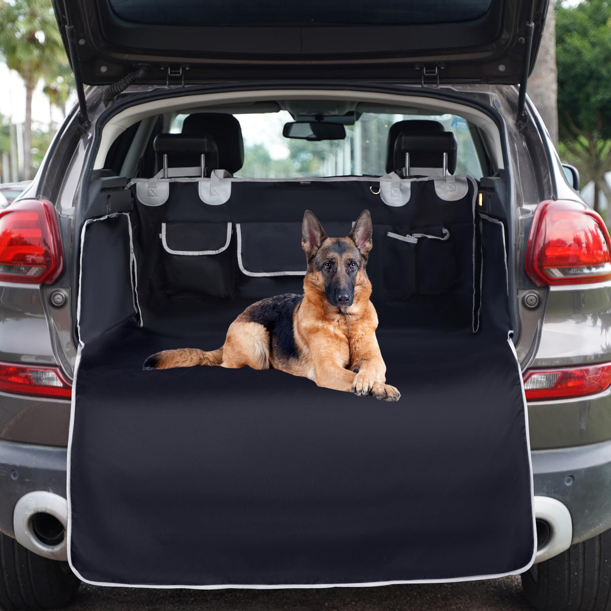 Bytaoqipet Suv Cargo Liner For Dogs, Waterproof Pet Cargo Cover Dog Seat Mat For Suvs Sedans Vans With Bumper Flap Protector