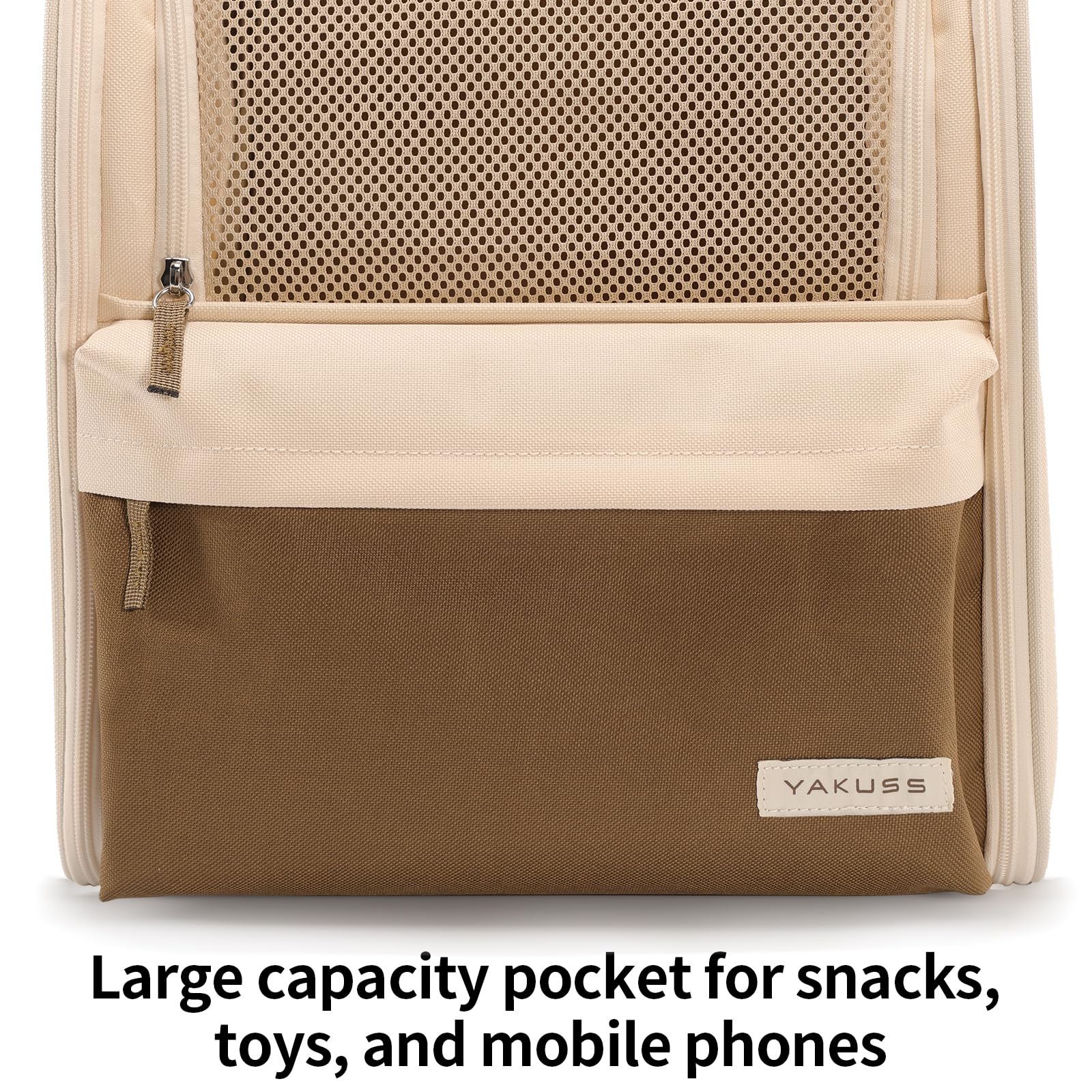 Yakuss Cat Carrier Backpack,Steel Wire Frame More Stable,600D Wear-Resistant Oxford Fabric, Dog Carrier Cat Backpacks Suitable F