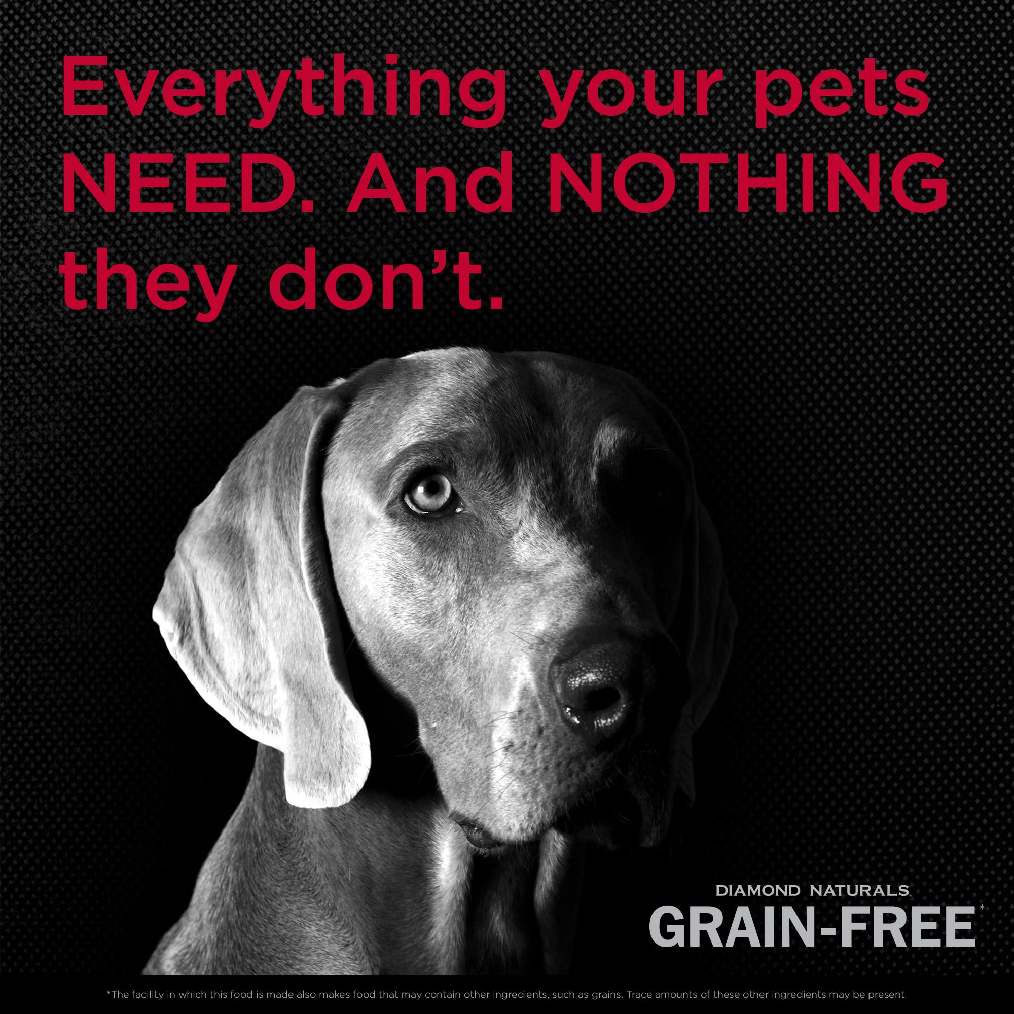 Diamond Naturals Grain-Free Formulation Real Meat High Quality Protein Dry Dog Food with Premium Cage-Free Chicken and Sweet Pot