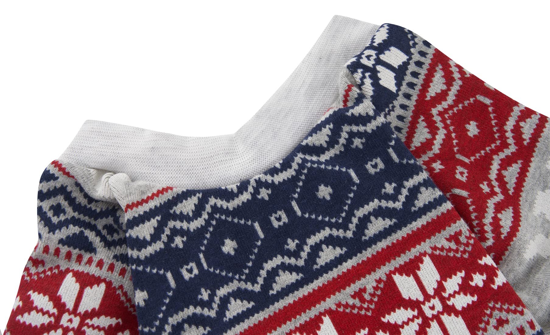 Lanyarco Bear Snowflake Ugly Dog Christmas Pajamas Clothes For Dogs Onesie Pjs Medium Size
