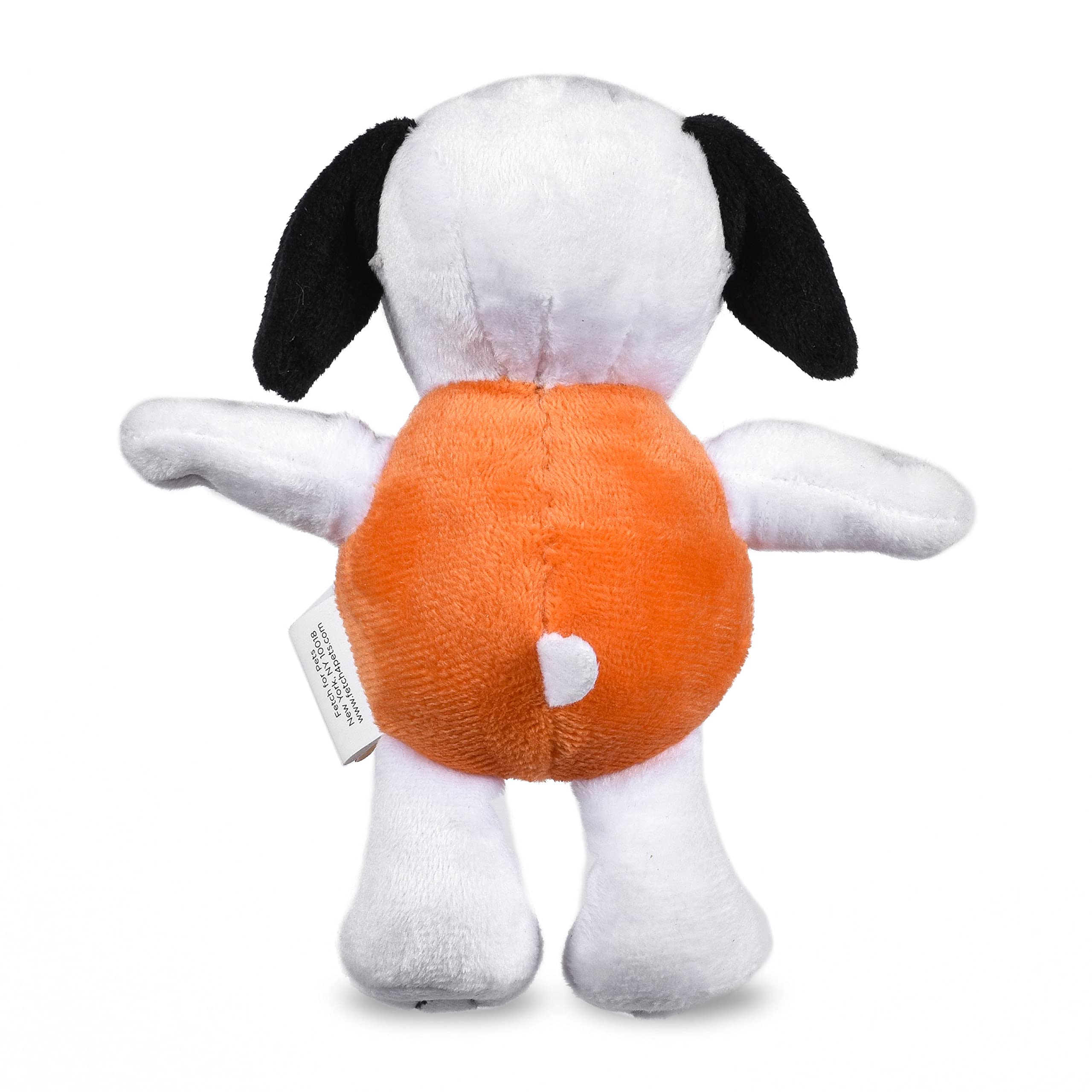 Peanuts For Pets Peanuts 6” Snoopy Pumpkin Squeaker Pet Toy Halloween Snoopy Squeaky Pet Toy | Peanuts Dog Toys, Snoopy For Pets, Snoopy Jack-O-Lantern Toys For Dogs (Ff21733)
