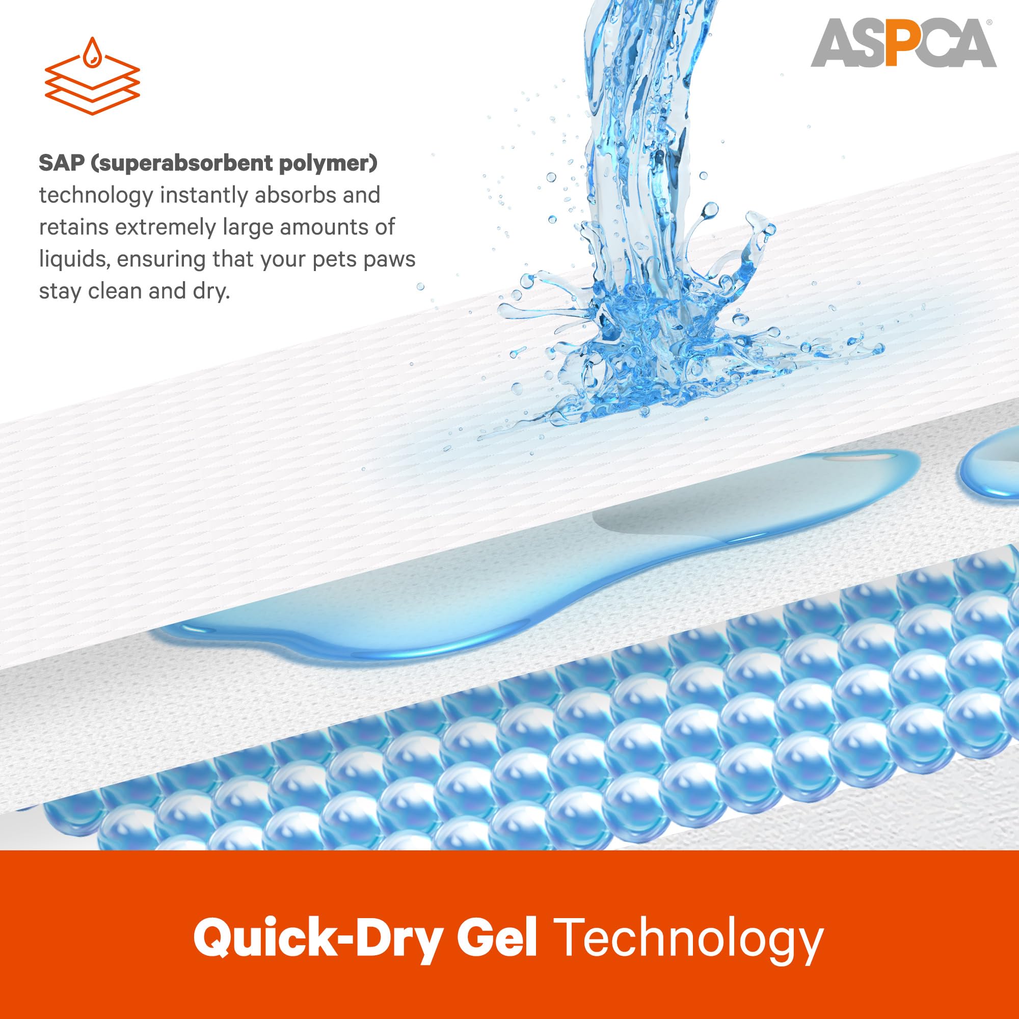 ASPCA Citrus Scented Training Pads, 22" x 22", Gray, 100 Pack, Model AS62931