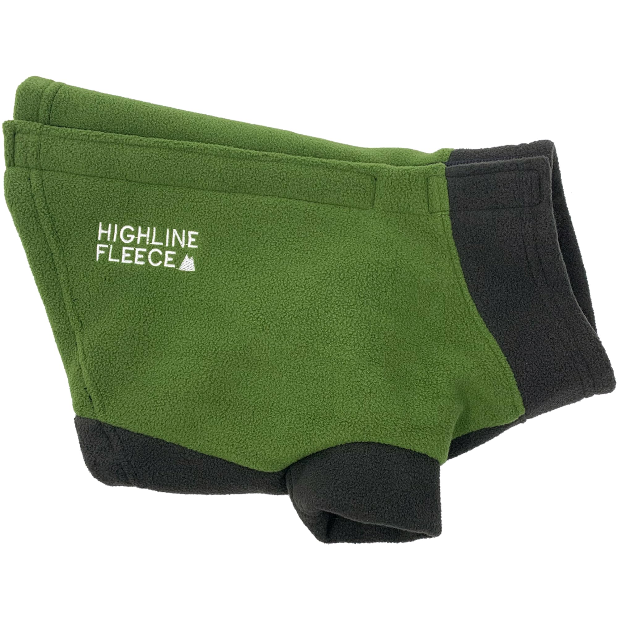 Doggie Design Highline Fleece Dog Coat Two Tone Green (Size 26)