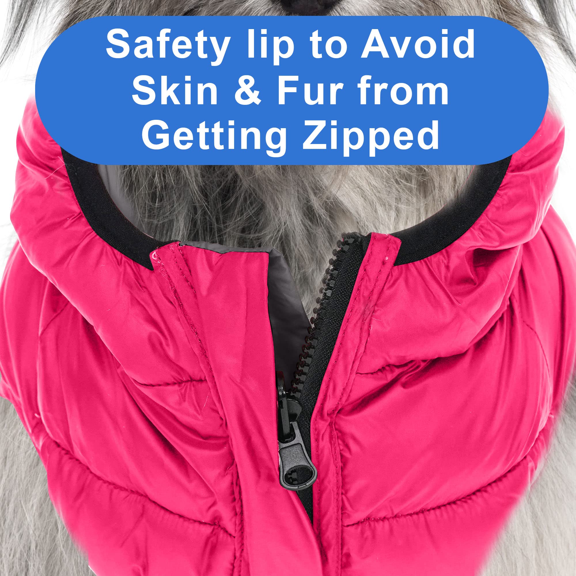 Pawtitas Reversible Dog Windproof Jacket | Water Resistant | Dog Coat For Winter To Keep Your Puppy Warm For Cold Weather Jacket