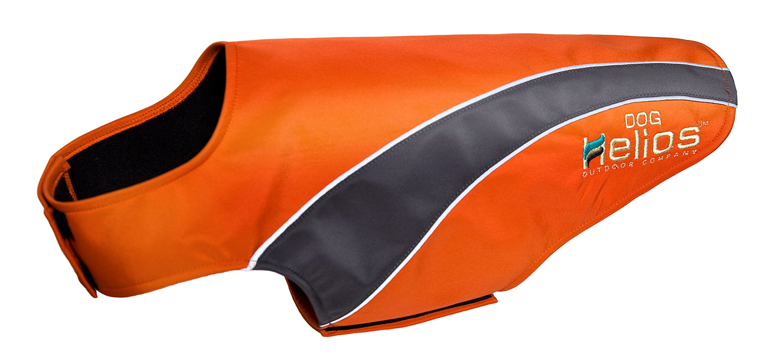 DOGHELIOS High Octane Softshell Neoprene Polar Fleece Reflective Performance Pet Dog Coat Jacket w/ Blackshark technology, X-S