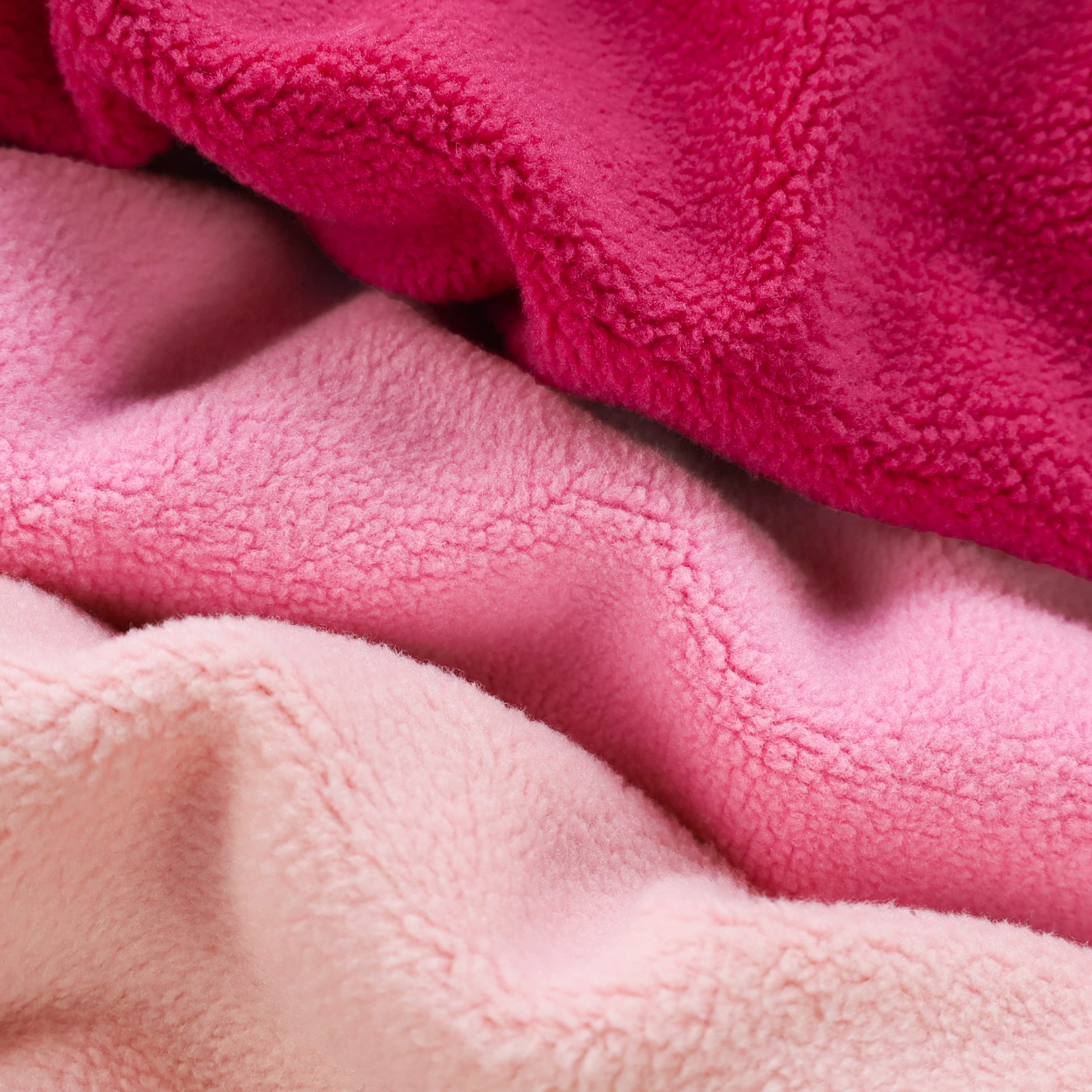 Fitwarm 3 Pack Classic Fleece Dog Sweater, Turtleneck Dog Sweatshirt, Dog Winter Clothes For Small Dogs Girl, Pet Pullover Jumper, Cat Apparel, Pink, Rose, Baby Pink, Xs