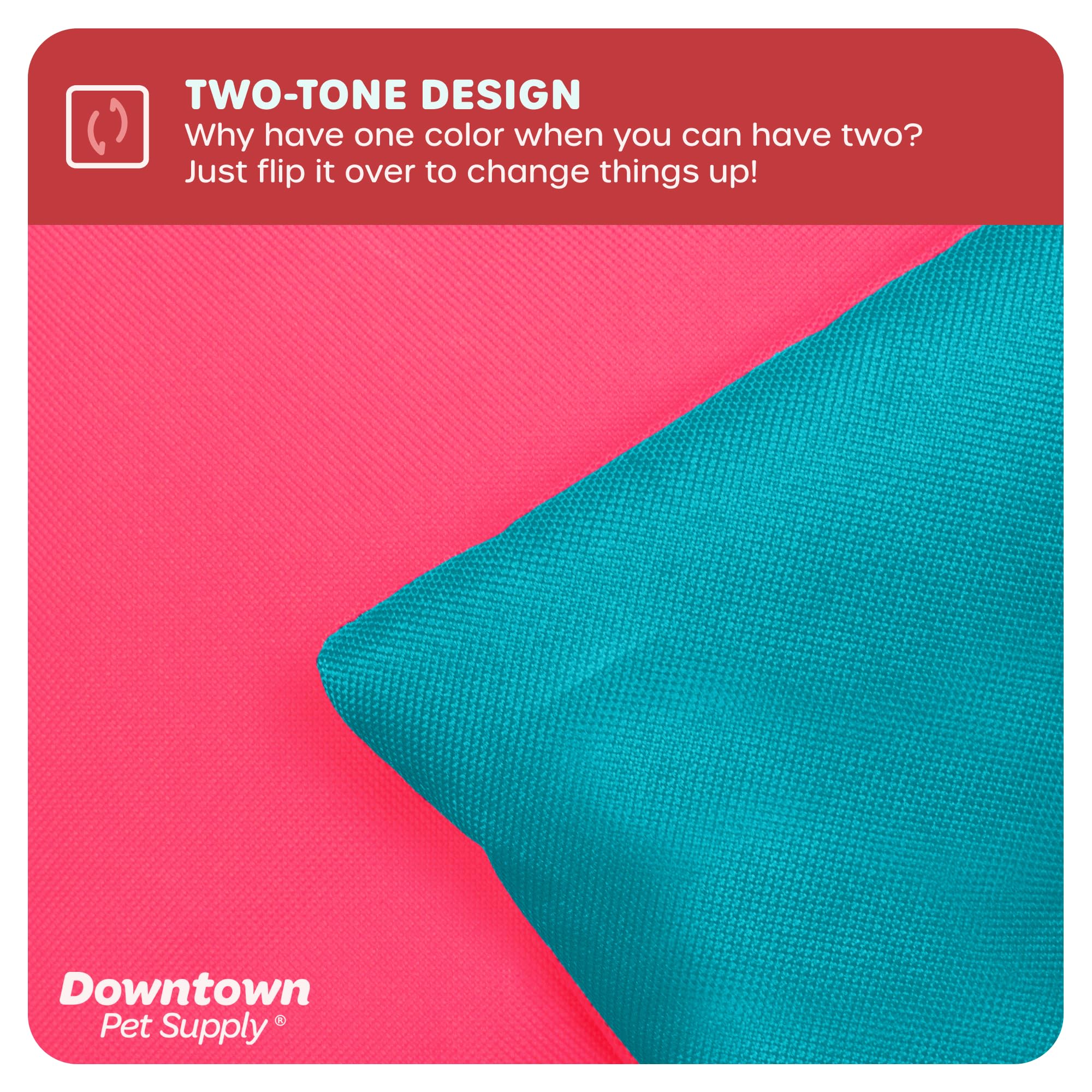 Downtown Pet Supply Dog Crate Pad, 20 x 15 - Waterproof, Ripstop Nylon Dog Crate Mat Chew Proof and Machine Washable - Olive and