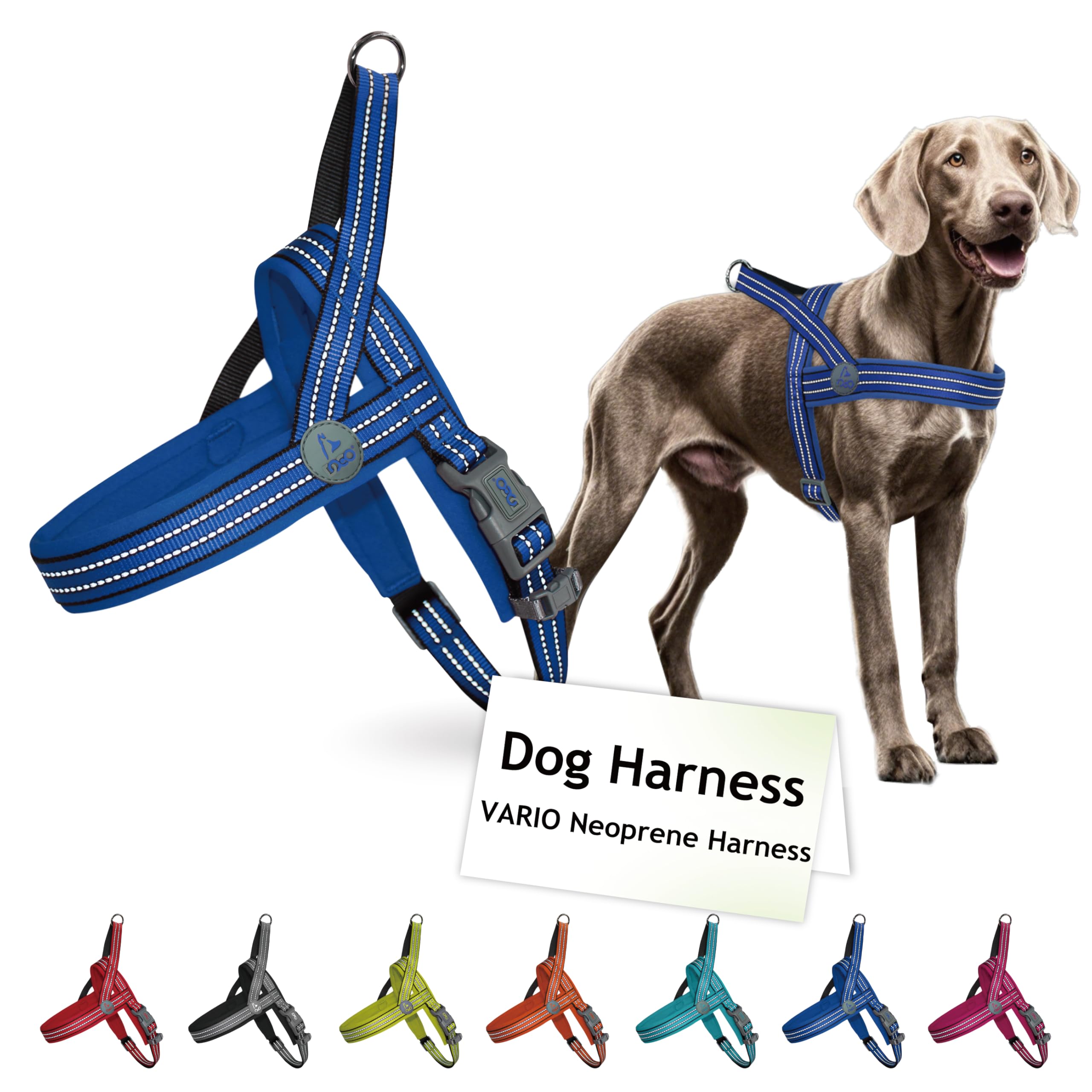 Doco No-Pull Dog Harness Halter Reflective Easy-Control Harness For Training, Walking, And Preventing Pulling, Ideal For Small D