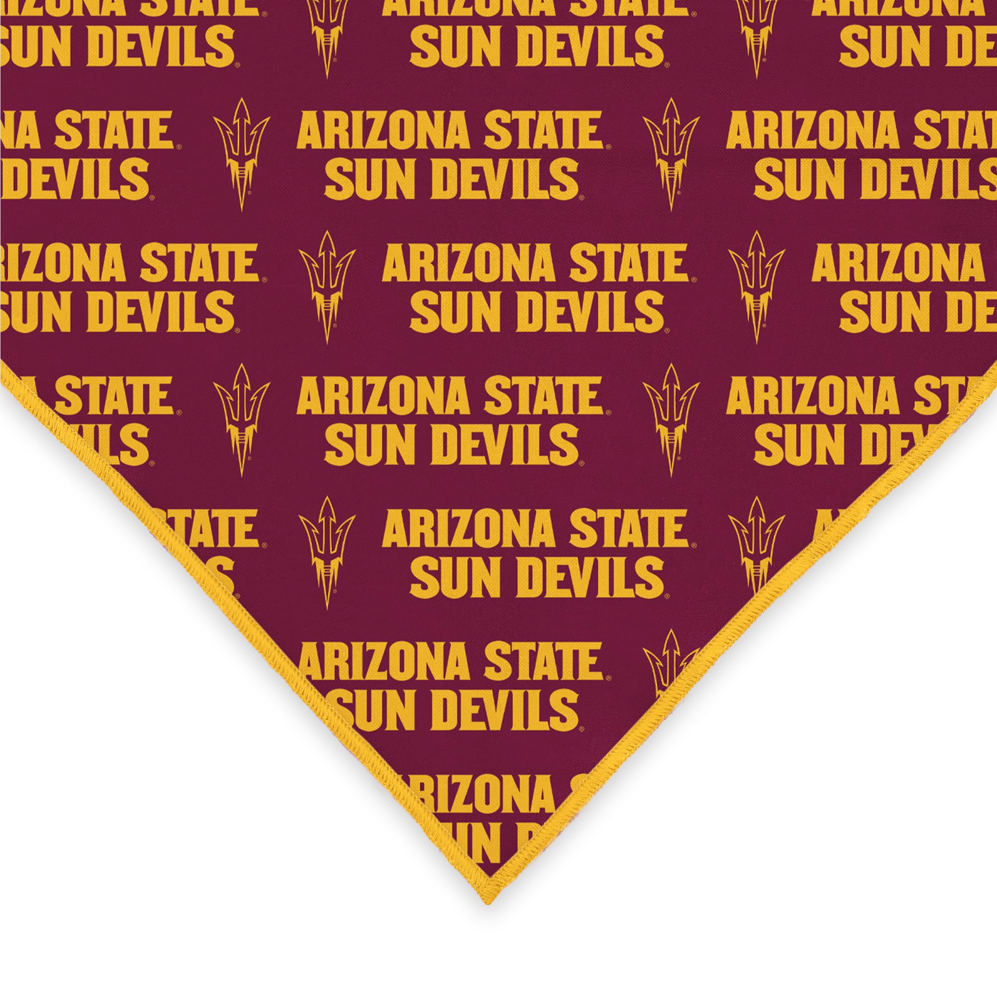 Arizona State Sun Devils Officially Licensed Bandana For Dogs And Cats | Fits Pets Great Gift Idea | Easy-To-Tie (Small, 13')