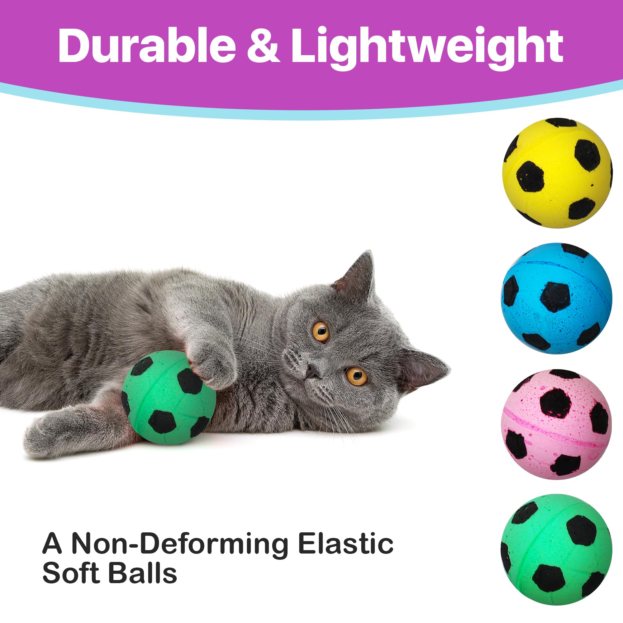 Ethical Stuffed Latex Soccerball Dog Toy - 1 Count (Color May Vary),Small Breeds