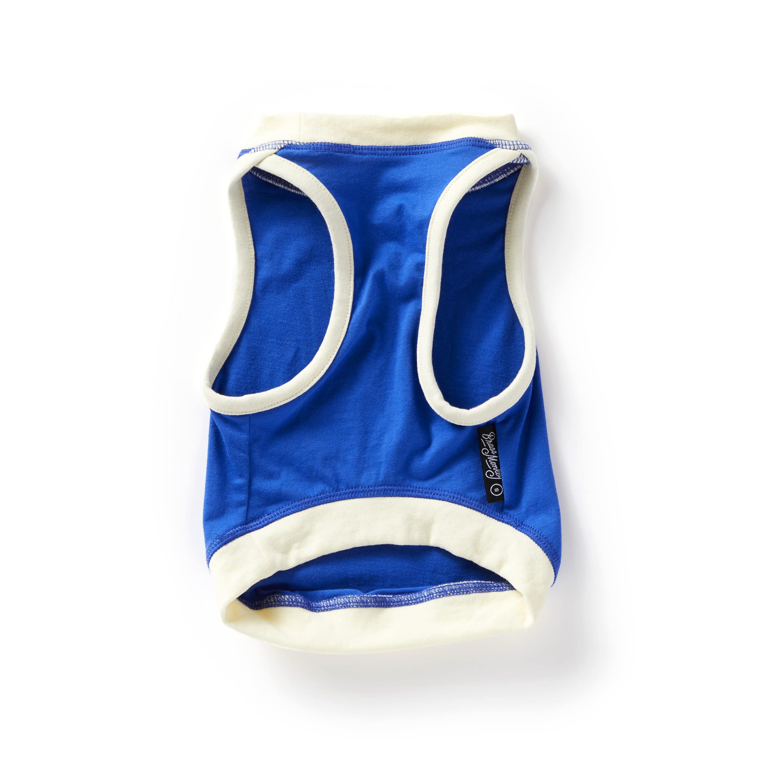 Brass Monkey Born To Sleep Dog Tank; Pre-Shrunk Cotton Pet Muscle Tank; Small (16' Chest); Cute Dog Accessories With Eye-Catchi