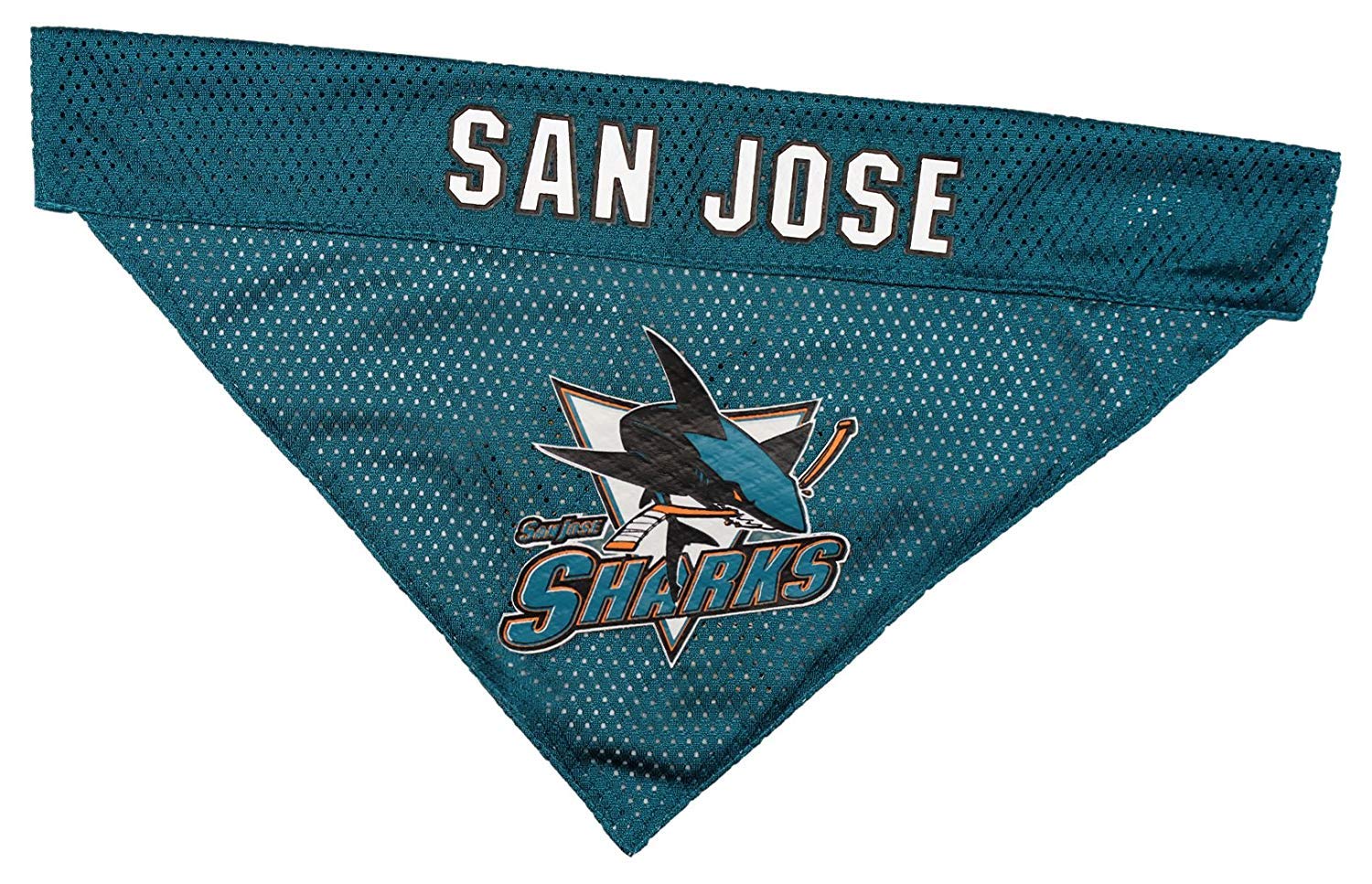 NHL San Jose Sharks Bandana for Dogs & Cats, Small/Medium. - Cute & Stylish Bandana! The Perfect Hockey Fan Scarf Bandana, Great