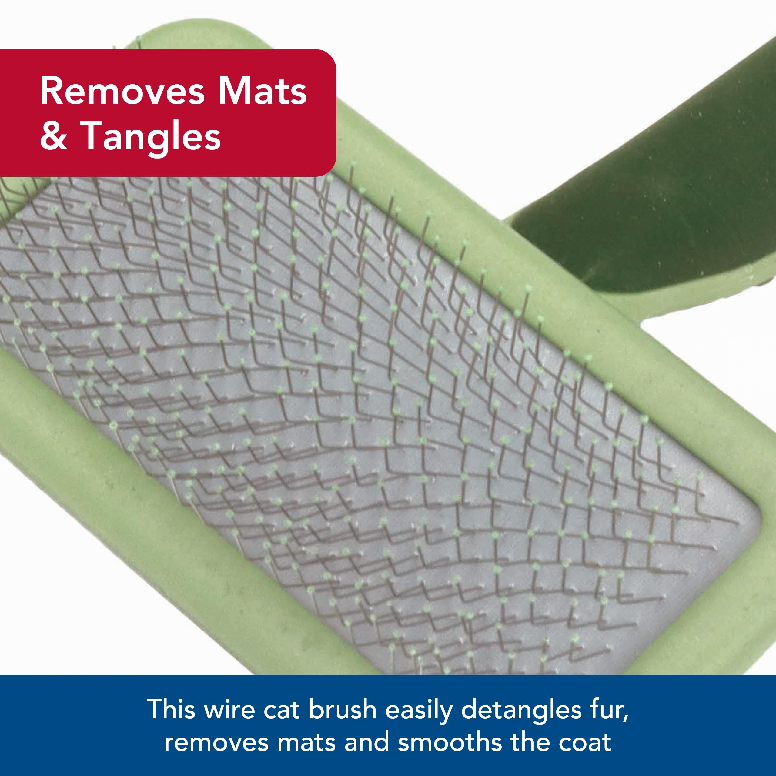 Coastal Pet Safari - Cat Soft Slicker Brush (6.5 X 3.5 Inches)