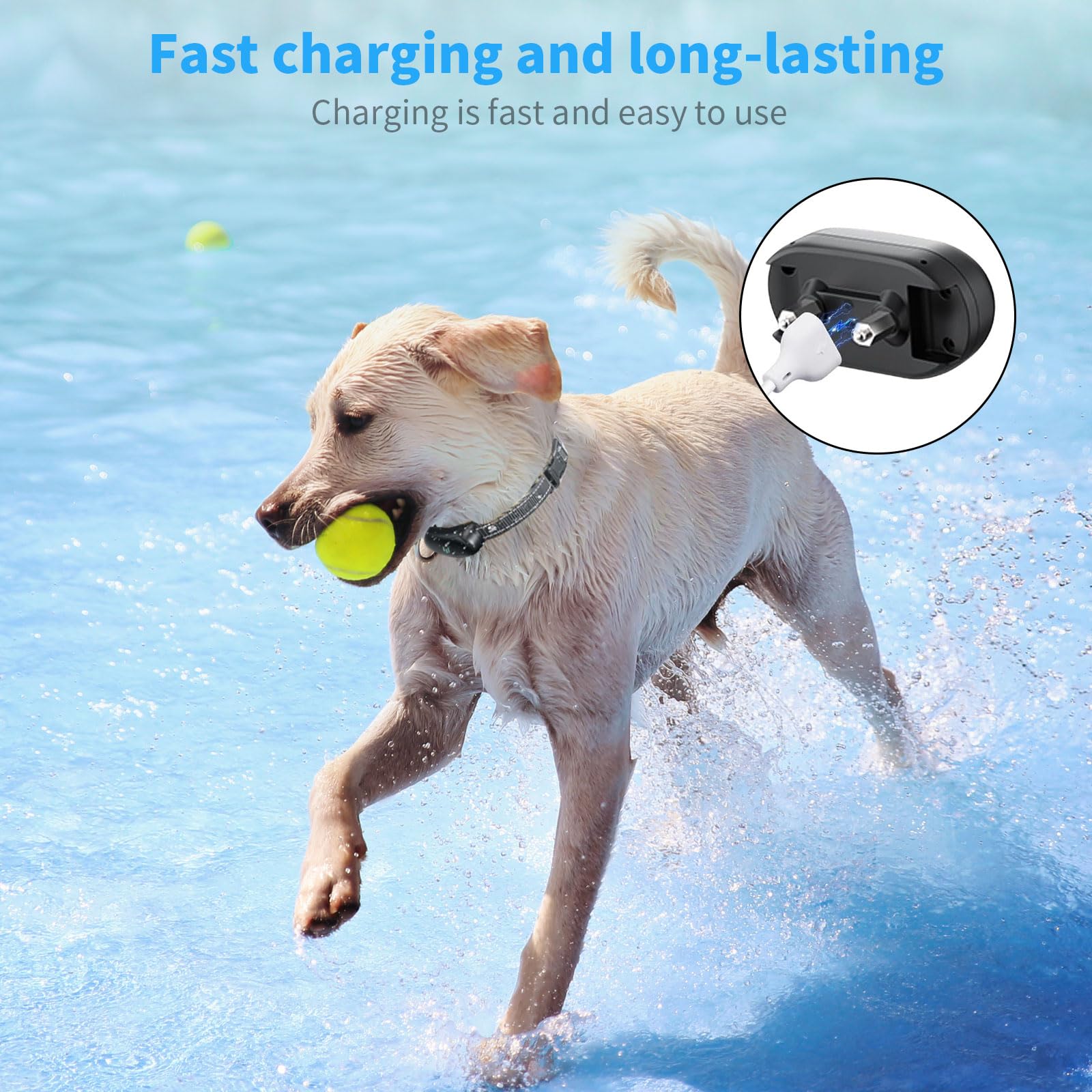 Merom For Delupet Dog Training Collar Charger Replacement, Power Cable Compatible With Yawpet Dog Shock Collar, 2-In-1 Magnetic