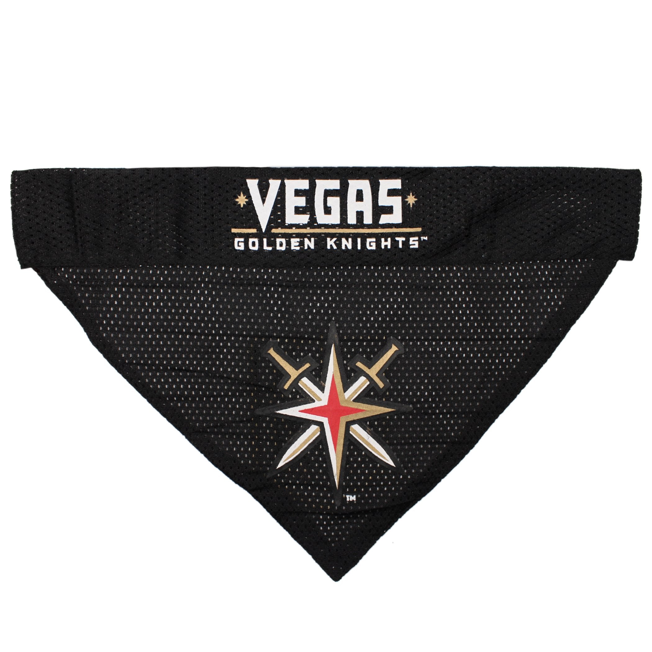 NHL LAS VEGAS GOLDEN KNIGHTS BANDANA for DOGS & CATS, Large/X-Large. - Cute & Stylish Bandana! The Perfect HOCKEY FAN Scarf Band