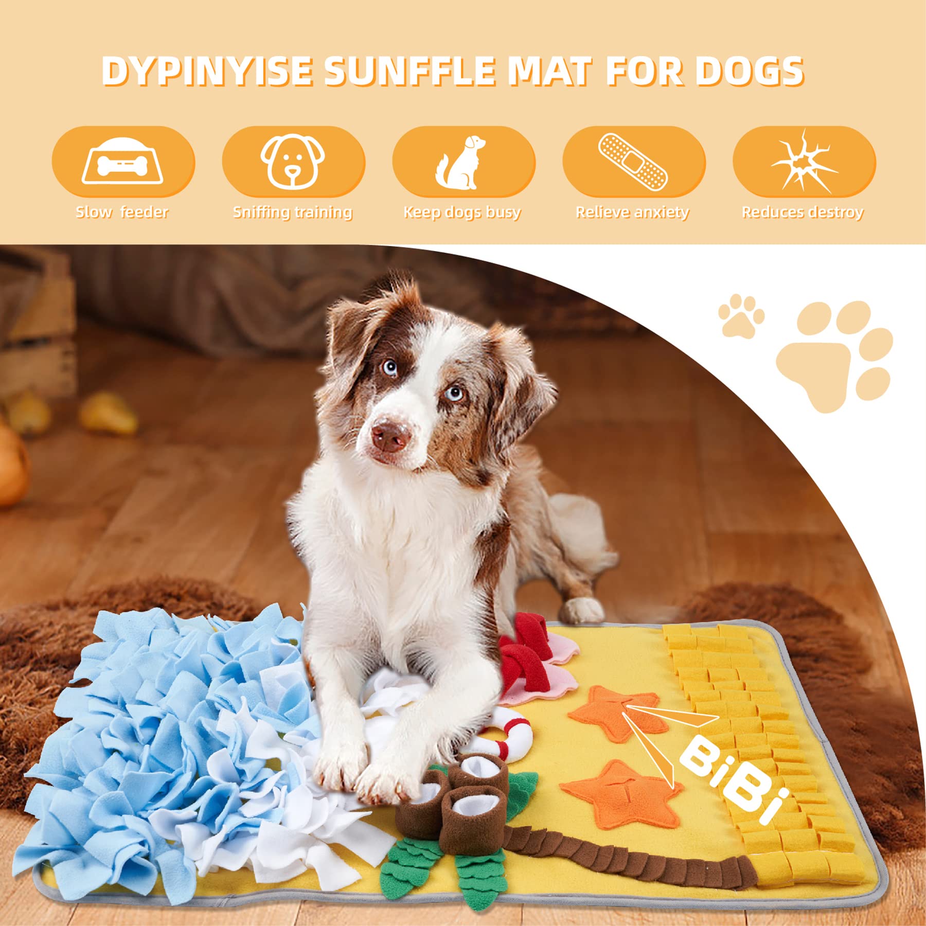 Snuffle Mat For Large Dogs Sniff Mat For Cats, Dog Enrichment Toys, Dog Puzzle Toys Small Medium Pet Sniffing Mat Large Breed