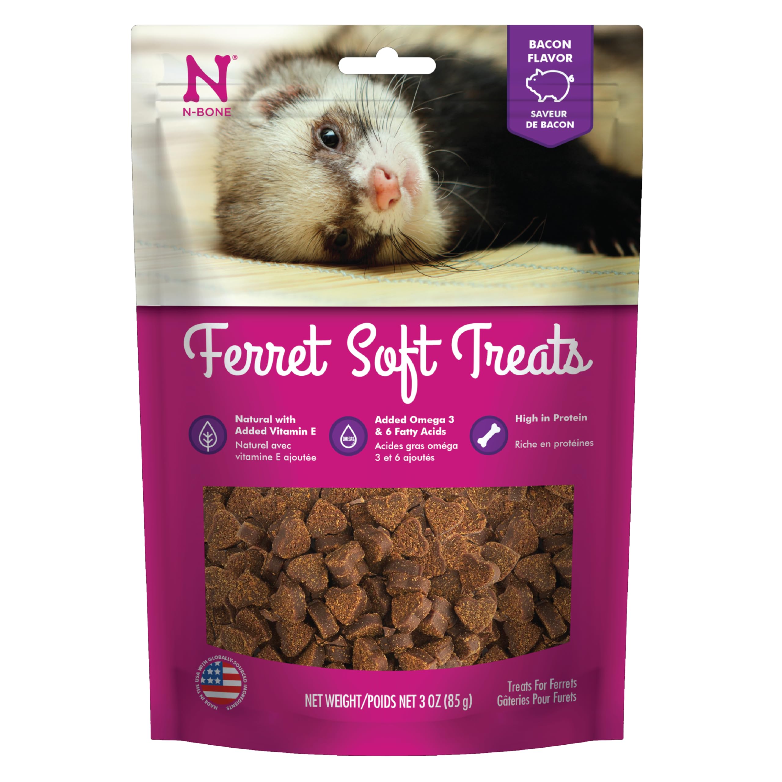 N-Bone Ferret Soft Treats Bacon Flavor