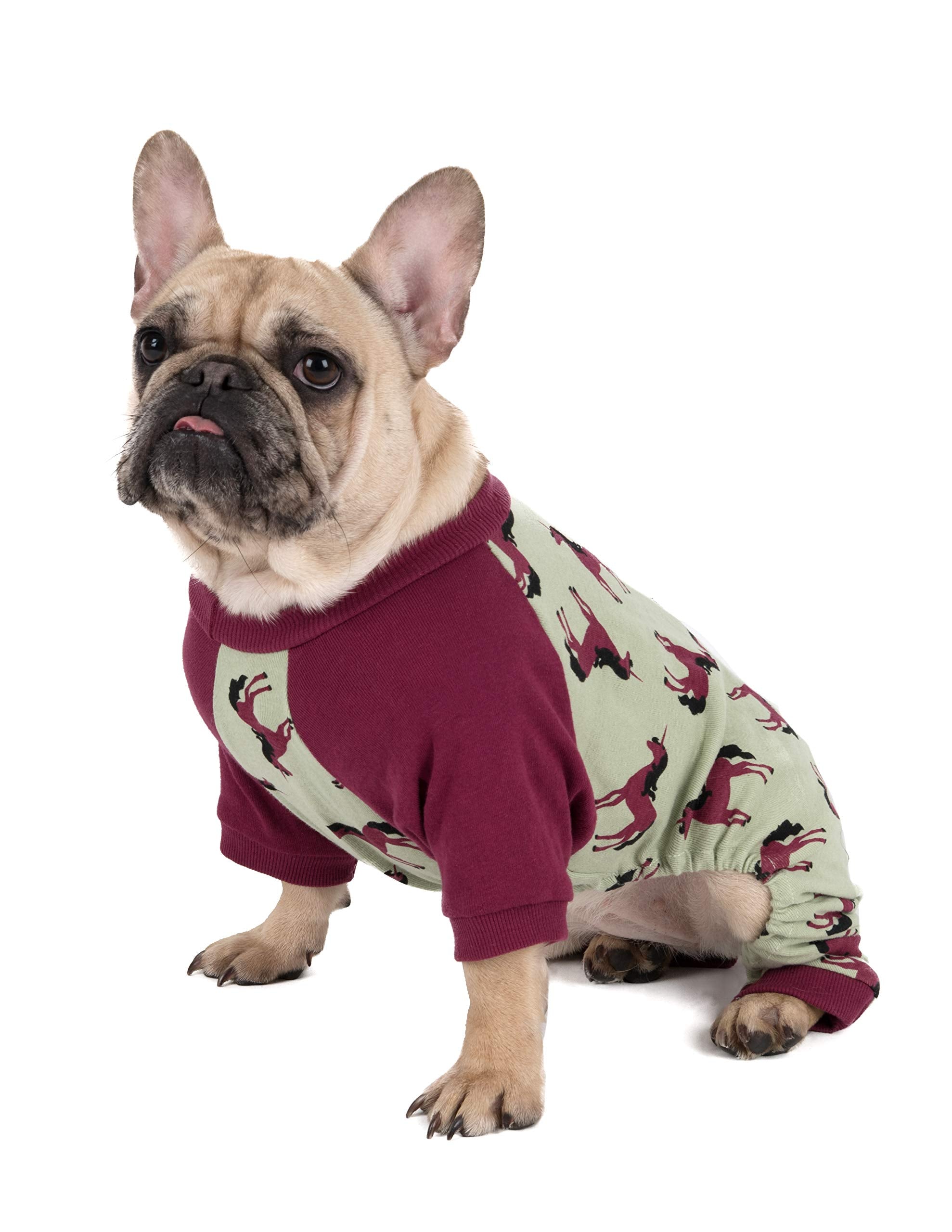 Leveret Matching Dog Pajamas Christmas Pjs 100% Cotton Unicorn Size X-Small