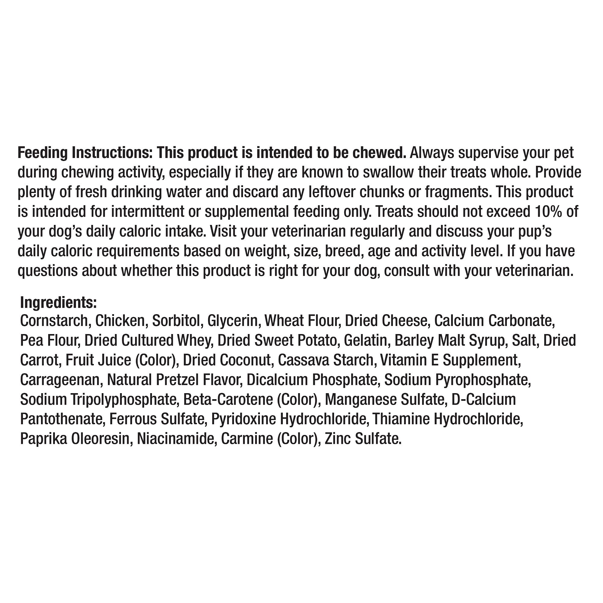 SmartBones No Artificial Colors or Preservatives Pretzel-Style Chews, Treat Your Dog to a Fun Shapped Rawhide-Free Chew 8 Count