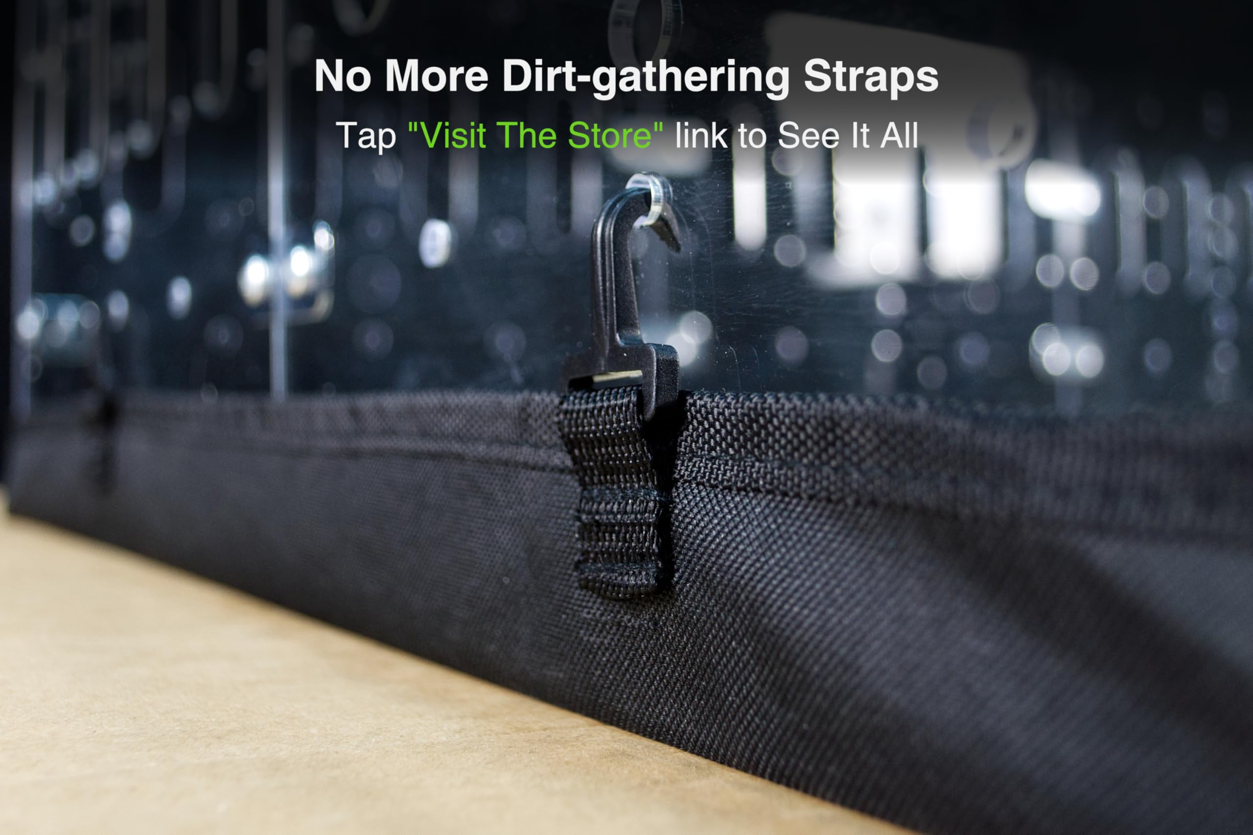 Guinealoft Cage Canvas Bottom (4Ft X 2Ft) - Easy Hook And Hang Installation, Thick Coated Pvc Oxford Cloth, Waterproof And Washa