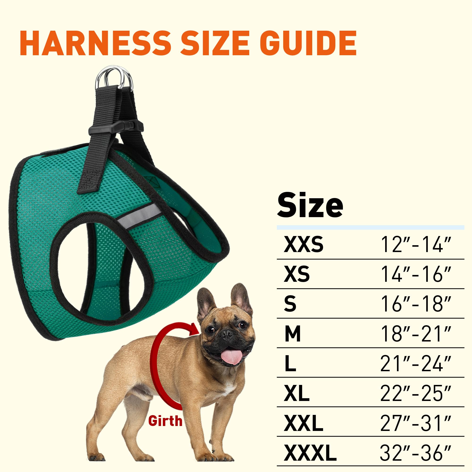 Dogline Boston Step In Mesh Dog Harness With Adopt Me Patch No Choke Pet Vest Soft Gentle Padded Chest Halter For Puppies Small Medium And Large Dogs 18 To 21 Inches Girth Lime Green