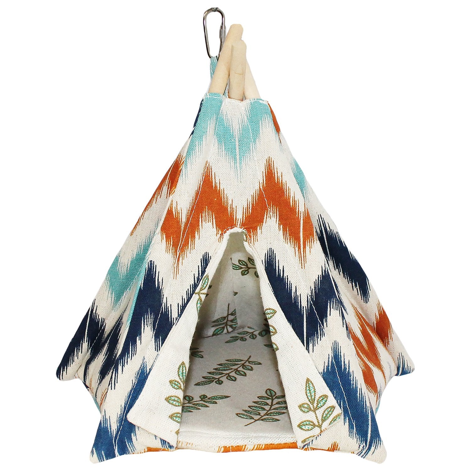 Teepee Tent (Medium) - Small Animal Bed - For Hamster, Sugar Gliders, Hedgehogs, Guinea Pigs, Gerbils, Rats, Degus And Other Sma