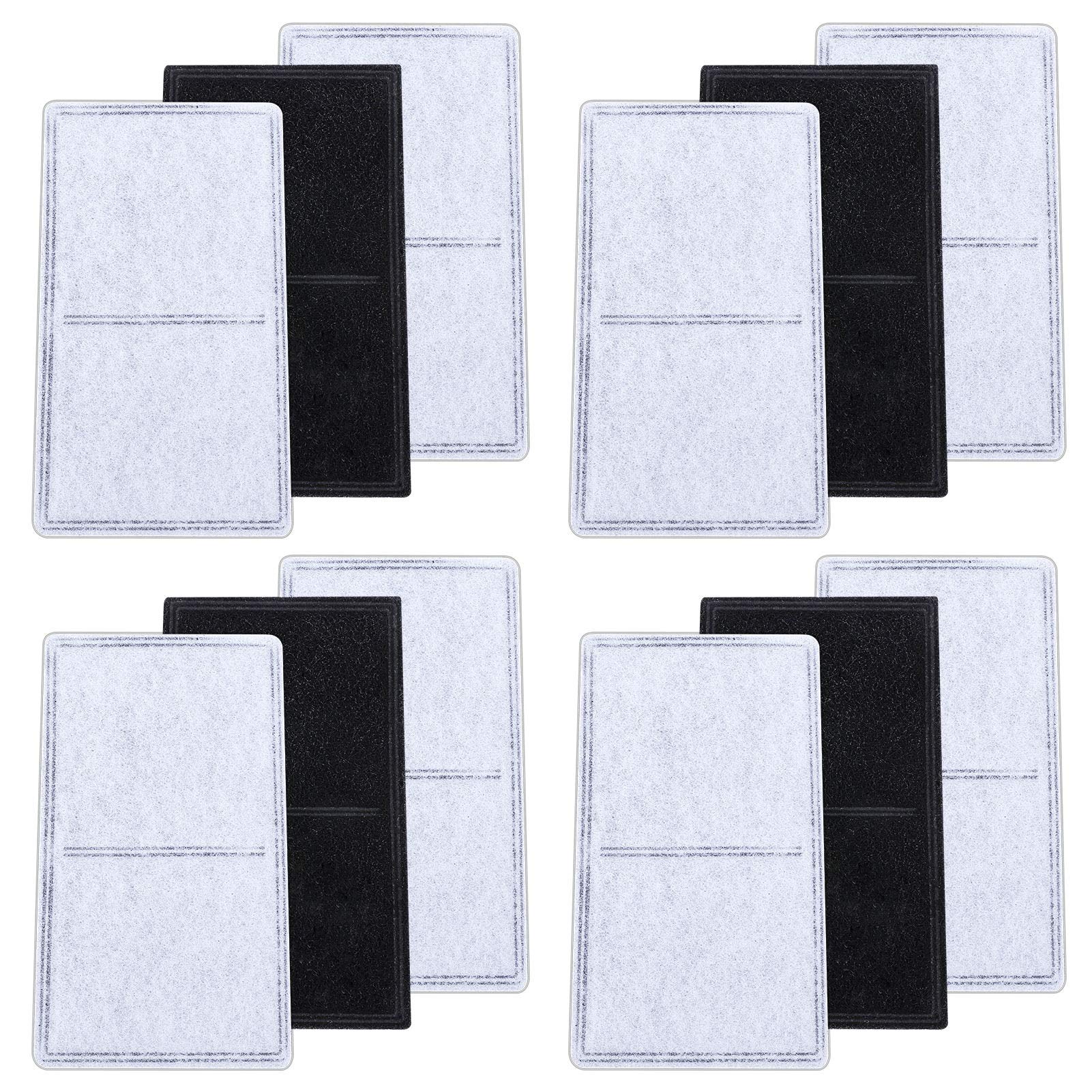 Myfatboss Charcoal Water Filter, Replacement Carbon Filters (2-Chamber) Dog And Cat Water Fountain Filters Compatible With Drinkwell Pet Fountain, 12 Filters