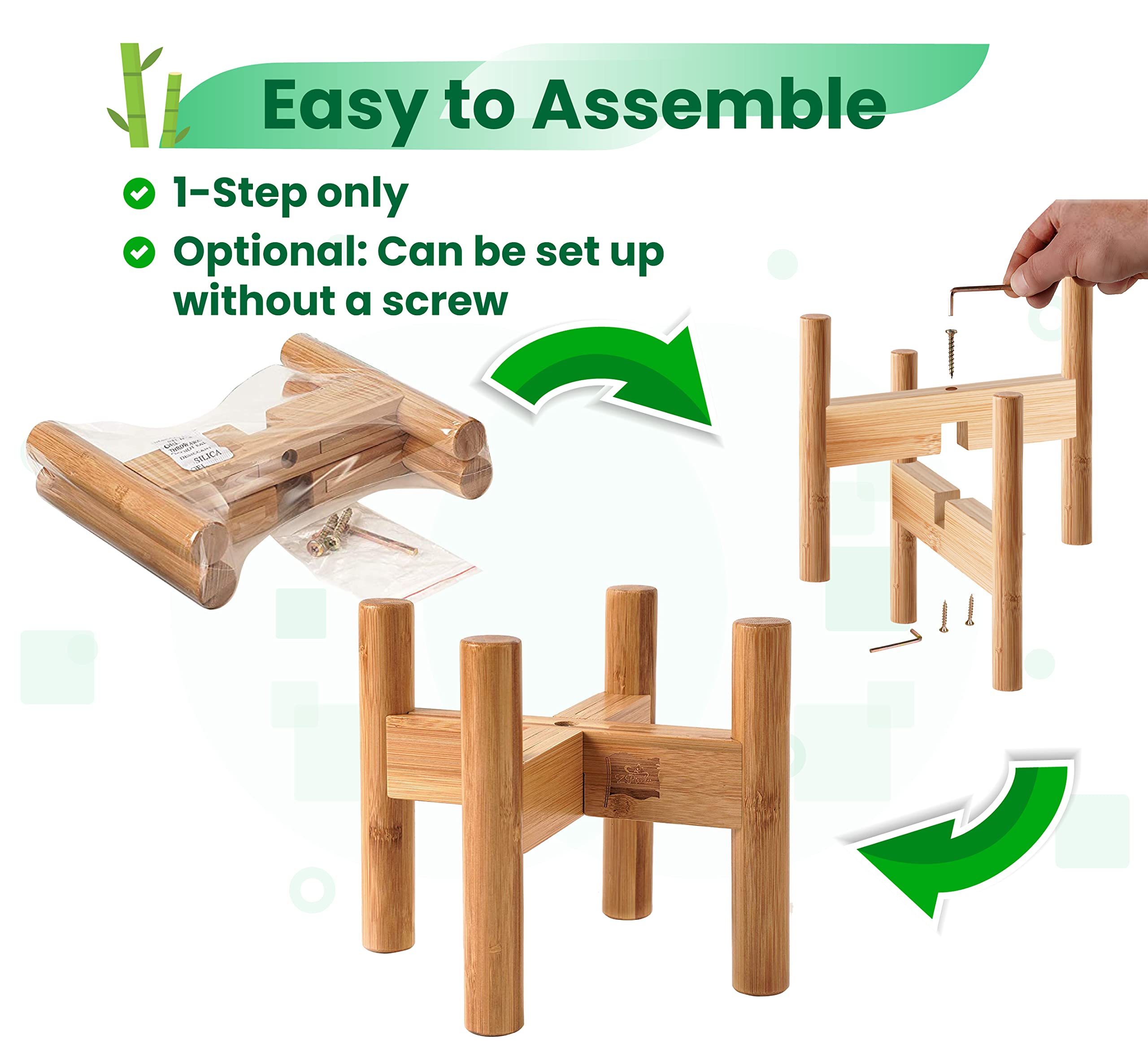 Dog Bowl Stand [Height 8-inch] - Expandable Width - Ideal for Small-Medium Breeds with Withers Heights of 12 to 16-inch, Like Be