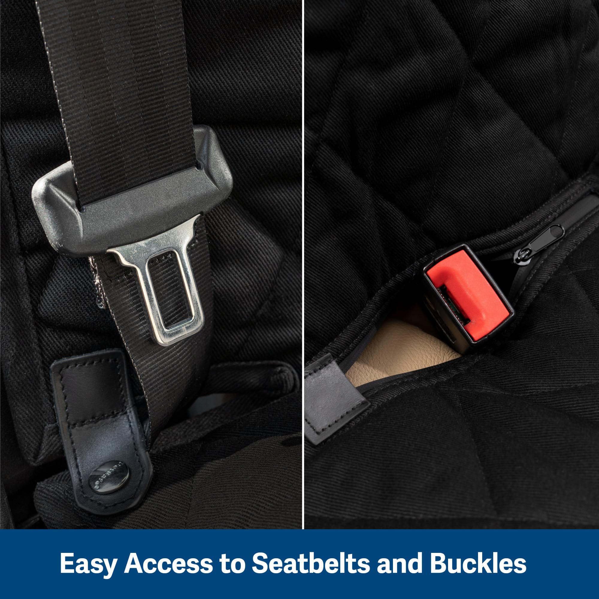 Petsafe Happy Ride Quilted Bench Seat Cover - Waterproof And Durable - Machine Washable - Fits Most Cars, Trucks And Suvs - Back