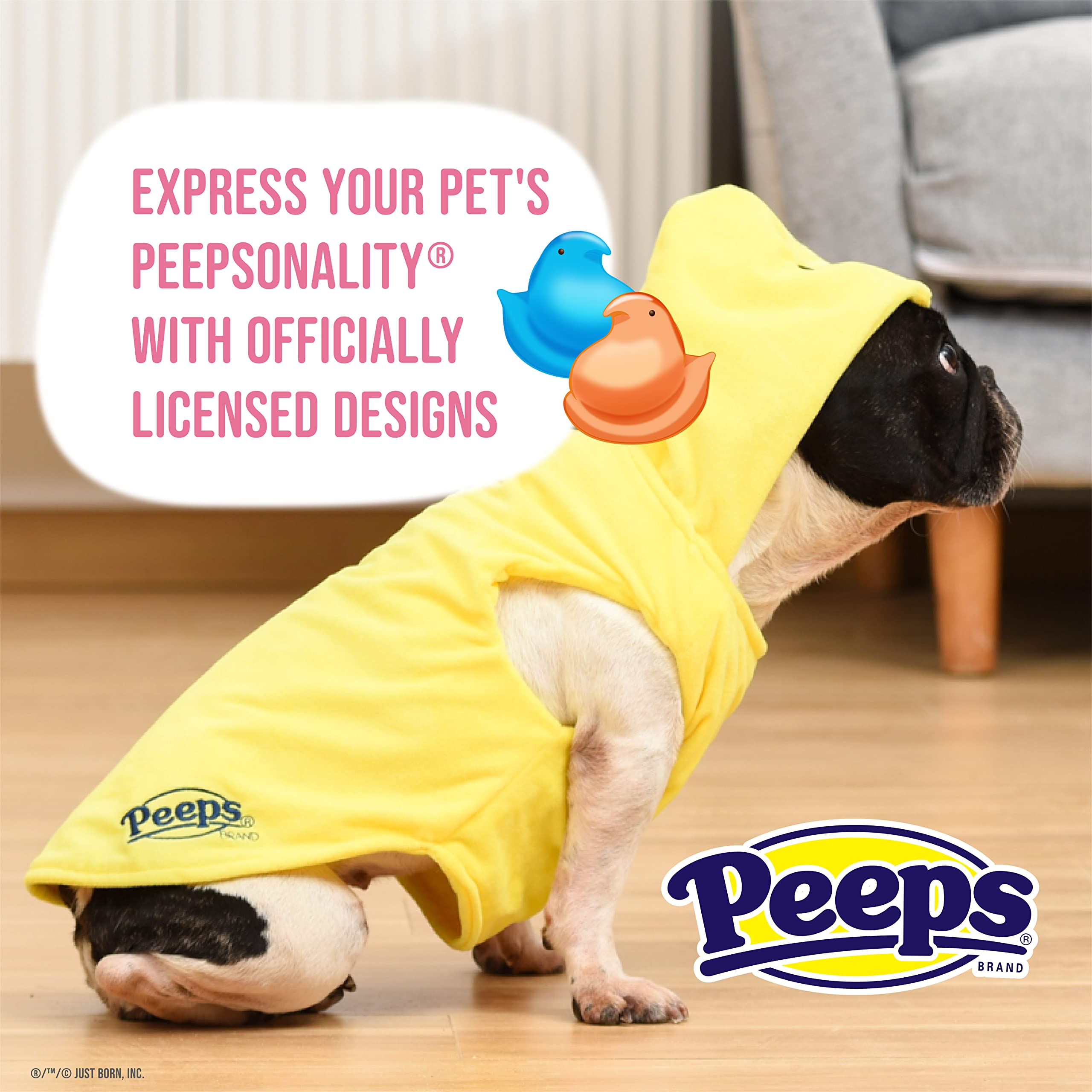 Peeps For Pets Chick Costume For Dogs, Small | Halloween And Easter Costume For Small Dogs | Cute Dog Costumes | Please See Sizi