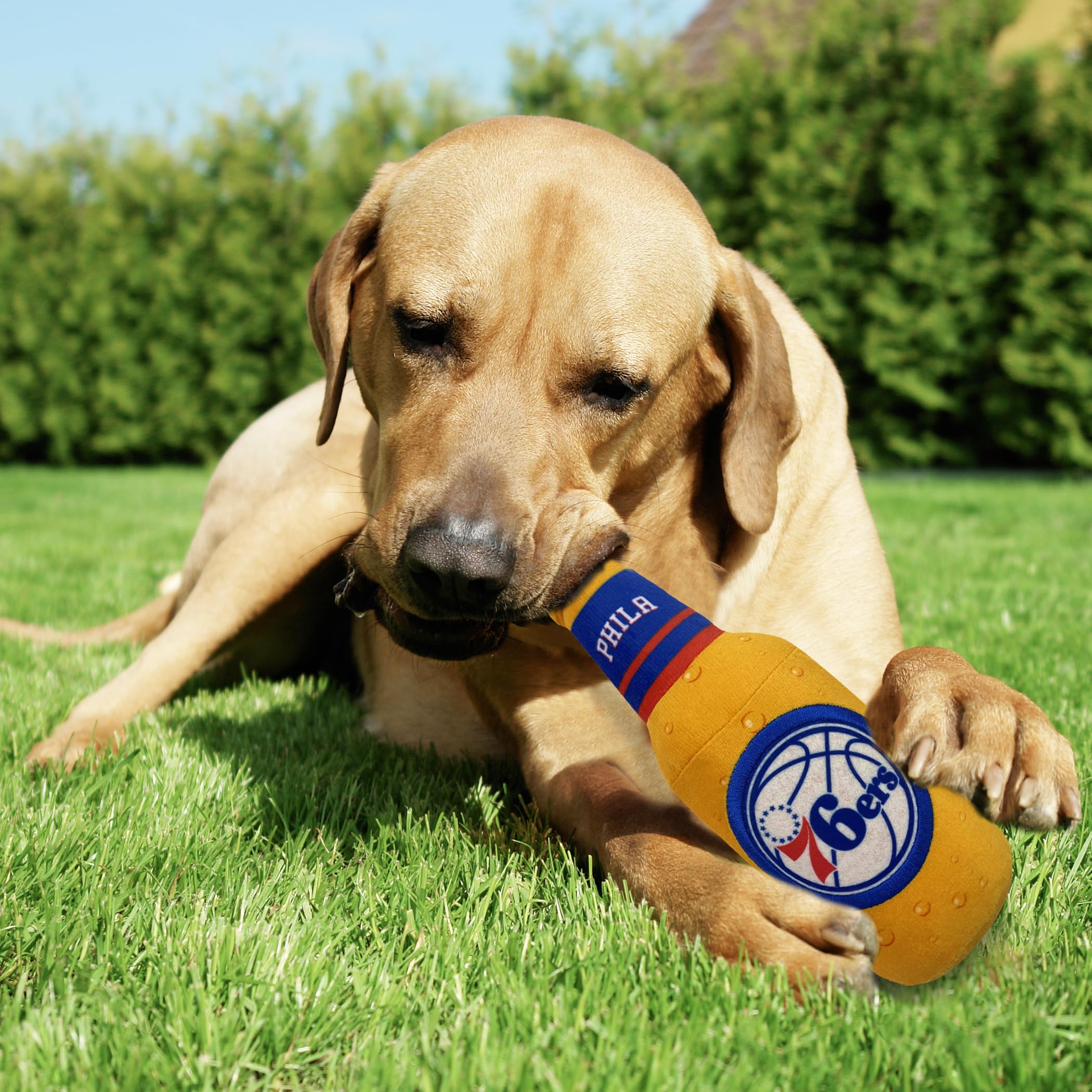 Pets First Nba Philadelphia 76Ers Beer Bottle Plush Dog & Cat Squeak Toy - Cutest Stadium Soda Bottle Snack Plush Toy For Dogs &