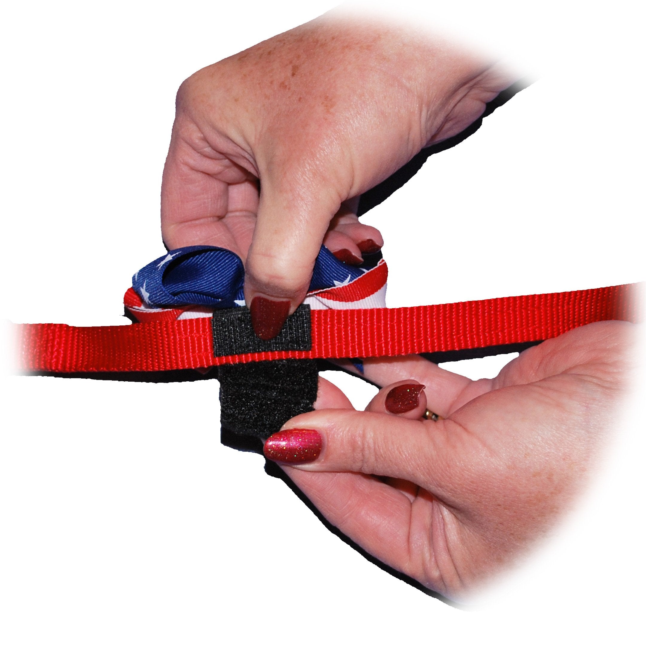 Squishy Pet Products Dashing Collar Bow, 4.5-Inch, Brown with Blue and White Dot