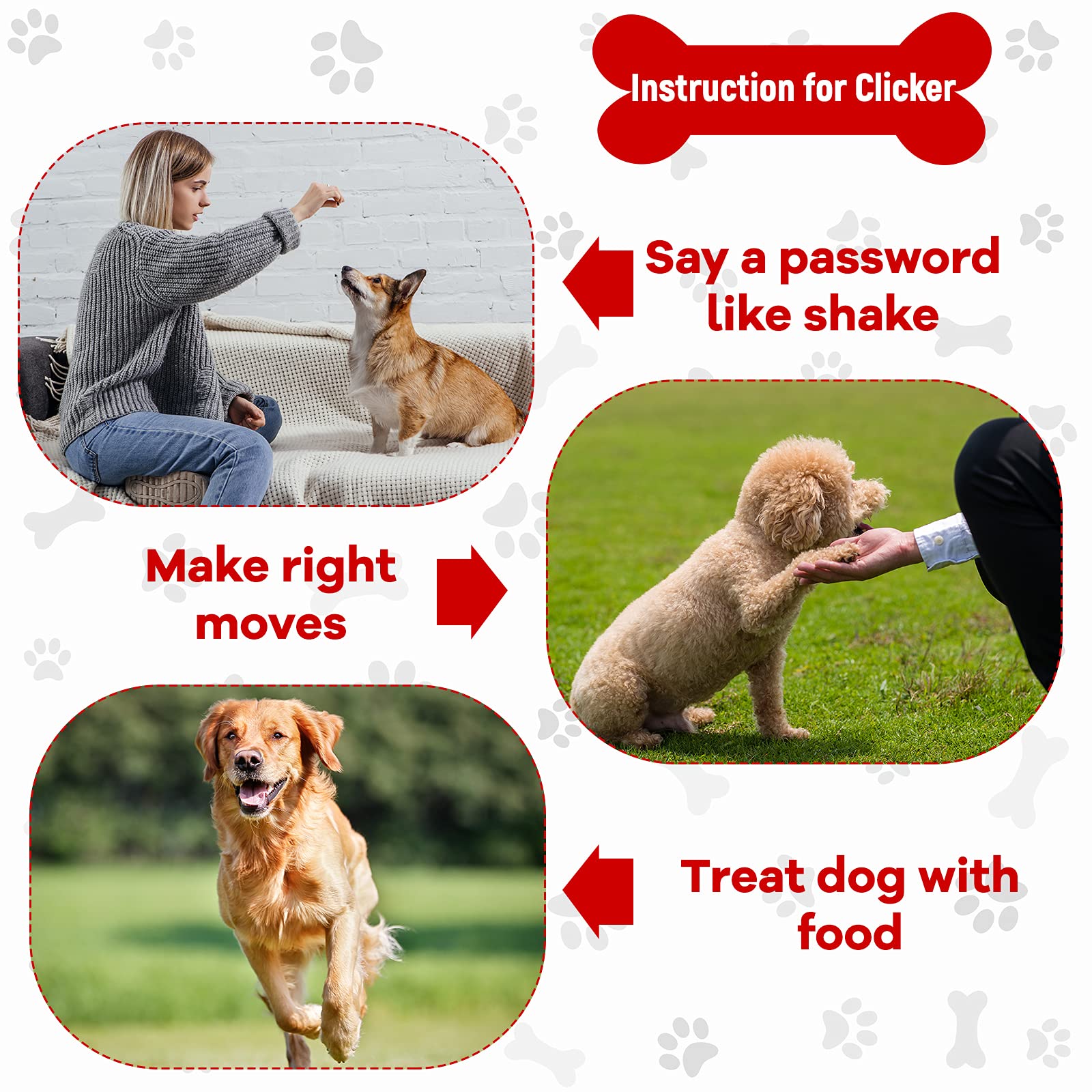 Frienda 18 Pieces Dog Training Clicker, Pet Behavioral Training Clickers With Wrist Strap For Dogs Cats Puppy Birds Horses(Multi