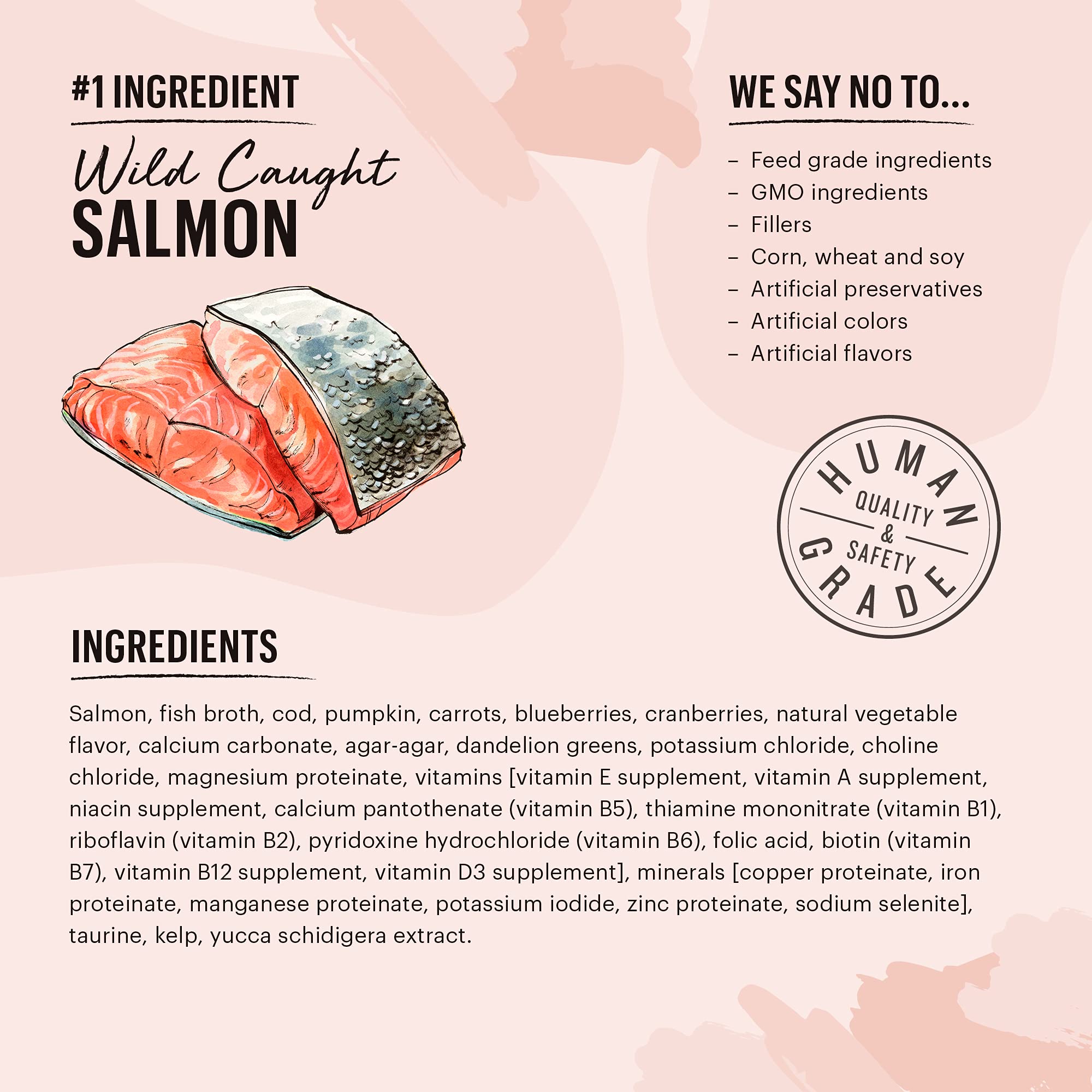 The Honest Kitchen Ct   Grain Free Salmon & Cod Pt   Wet Cat Food, 5.5 oz (Pack of 12)