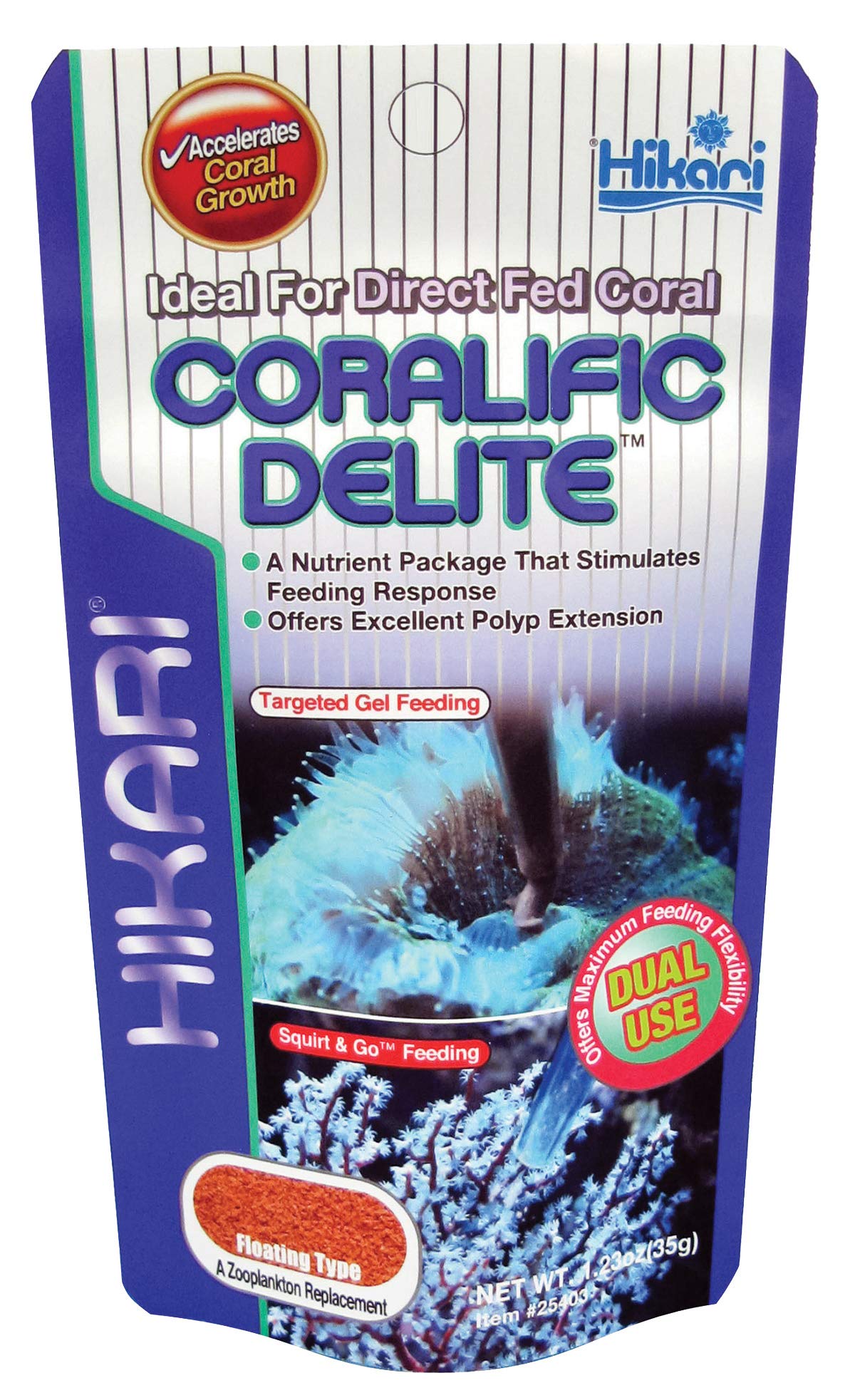 Hikari Coralific Delite Coral Food, 1.23 Oz (35G)