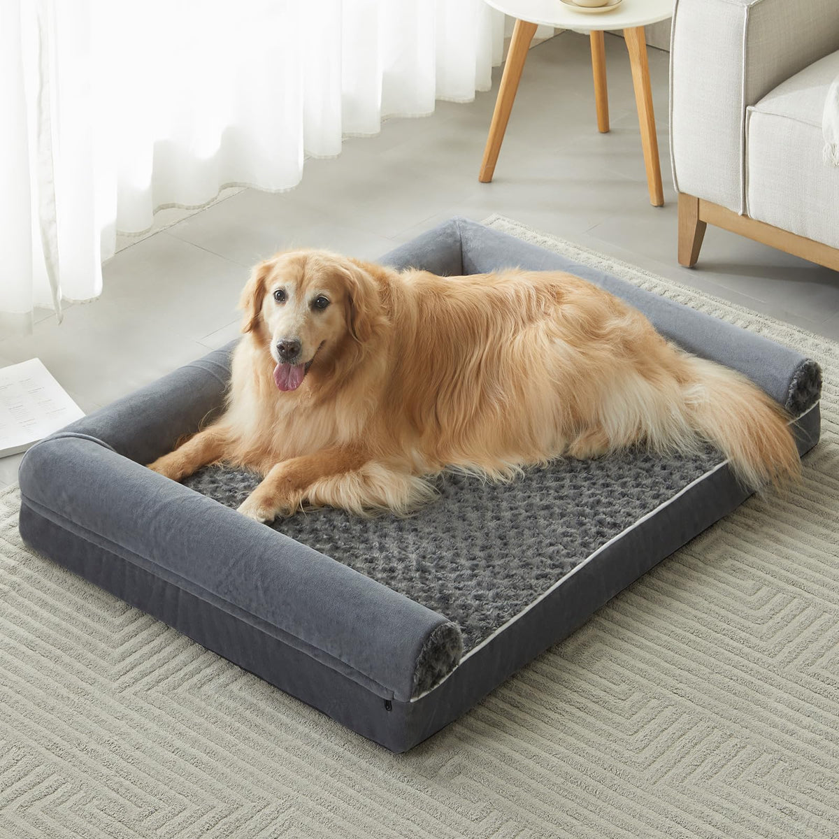 Bfpethome Washable Dog Beds For Extra Large Dogs, Orthopedic Dog Bed Extra Large, Big Dog Couch Bed With Removable Washable Cove