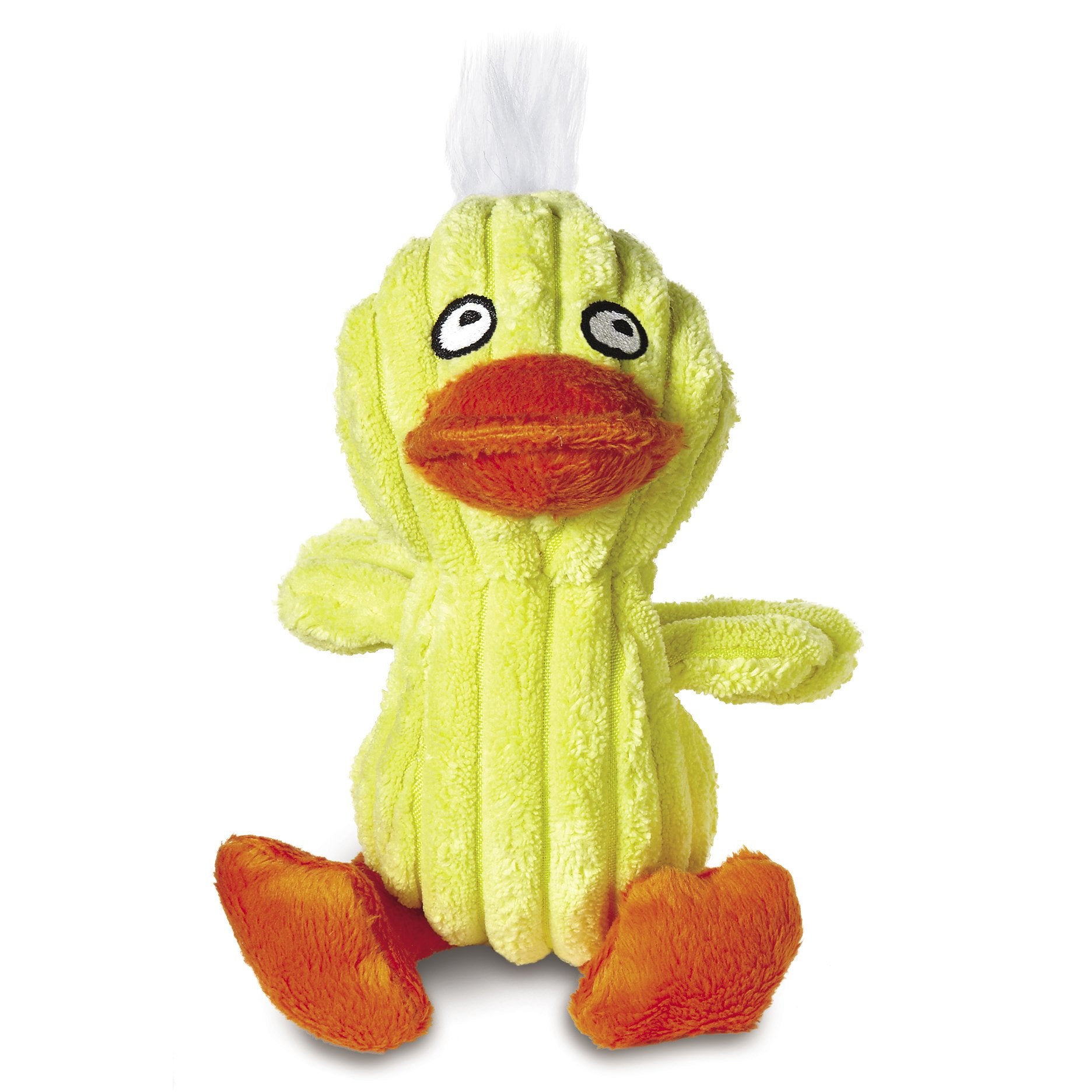 Grriggles Quackling Plush Dog Toy With Soundchip, Yellow, 7' Large