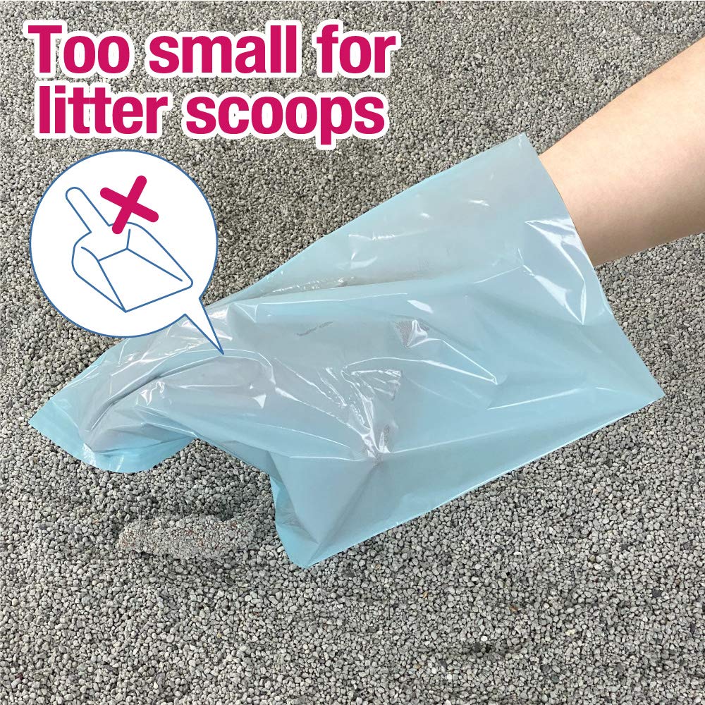 Bos Amazing Odor Sealing Cat Waste Bags - Durable And Unscented[Size: Xs, Color: Light Blue](200 Count, Pack Of 1) (200Bags) Too Small To Get A Litter Scoop Inside!