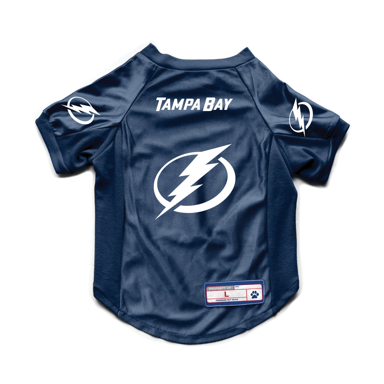 Tampa Bay Lightning Pet Jersey Stretch Size Xs - Special Order