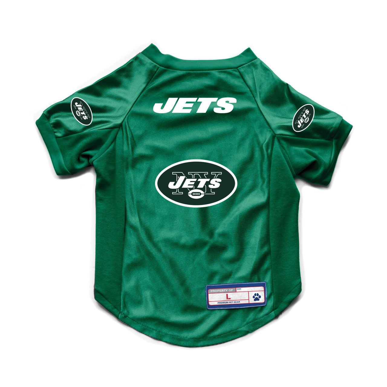 New York Jets Pet Jersey Stretch Size Xl Alternate