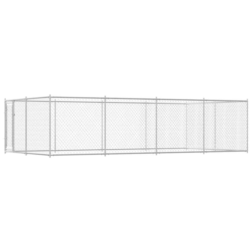 vidaXL Outdoor Dog Kennel 26.2x13.1x6.6