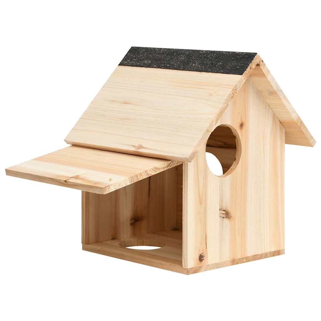 vidaXL Squirrel House Solid Firwood 10.2x9.8x11.4