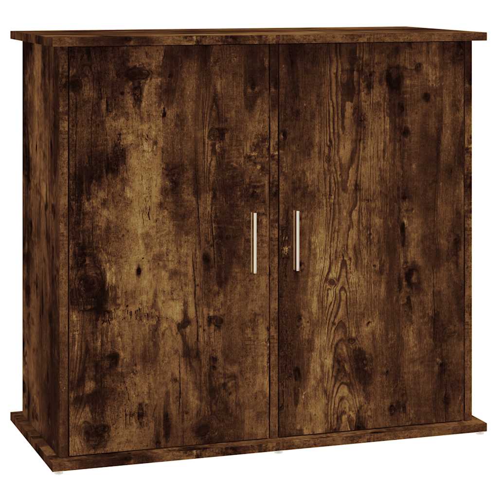 Vidaxl Aquarium Stand Smoked Oak 81X36X73 Cm Engineered Wood