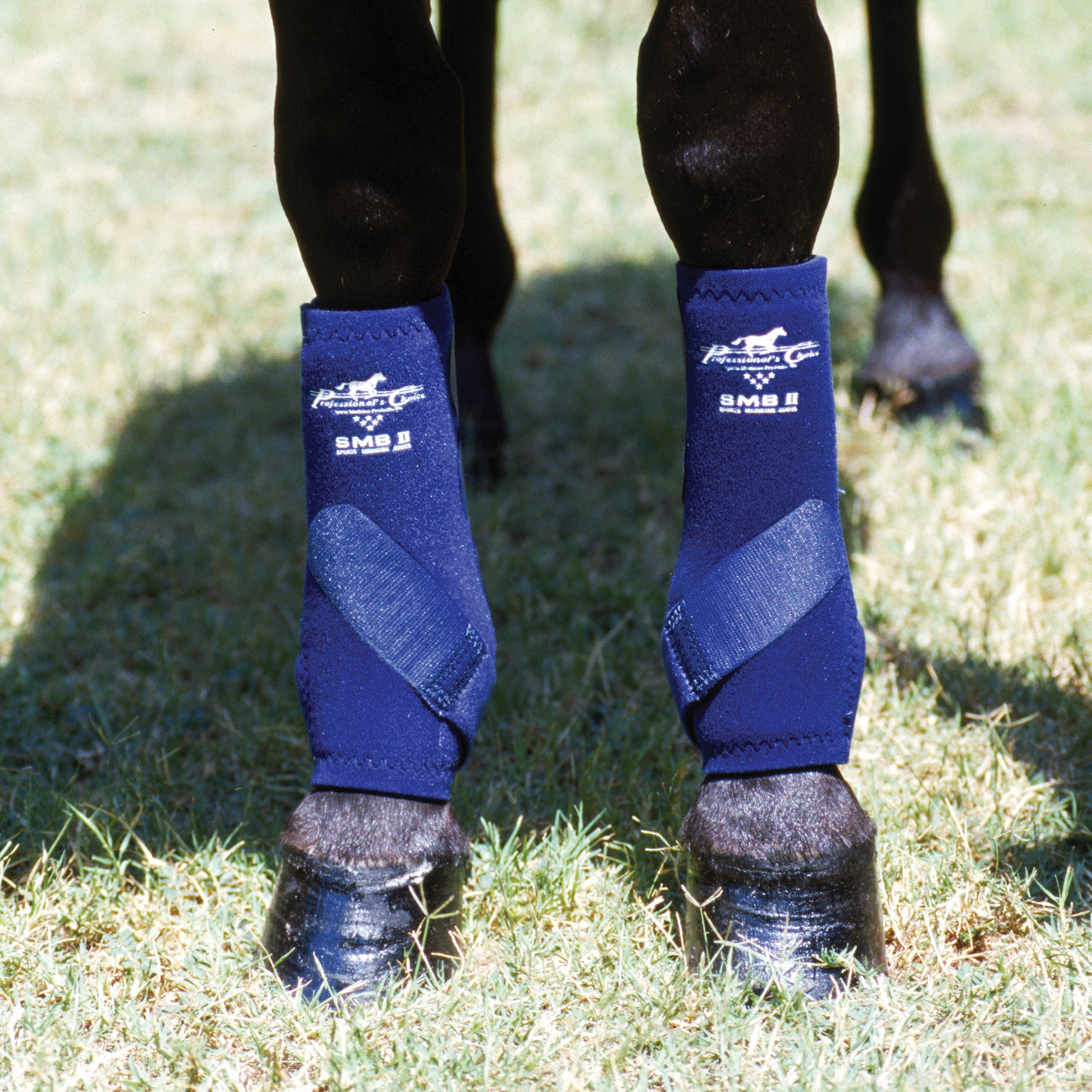 Professionals Choice Equine SMBII Leg Boots | Sold in Pairs | Navy | Small