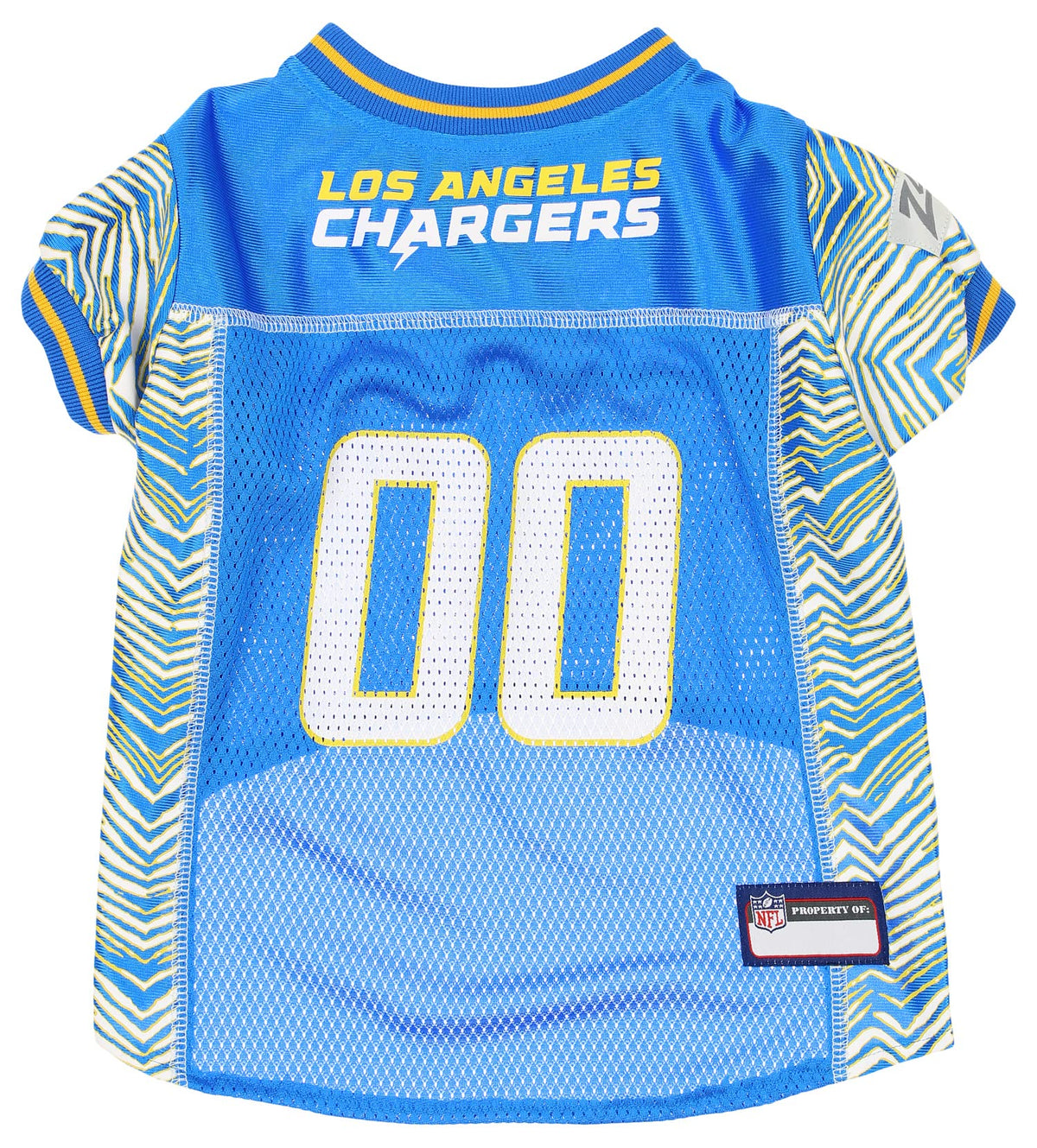 Zubaz Nfl Team Pet Jersey For Dogs, Los Angeles Chargers, Medium