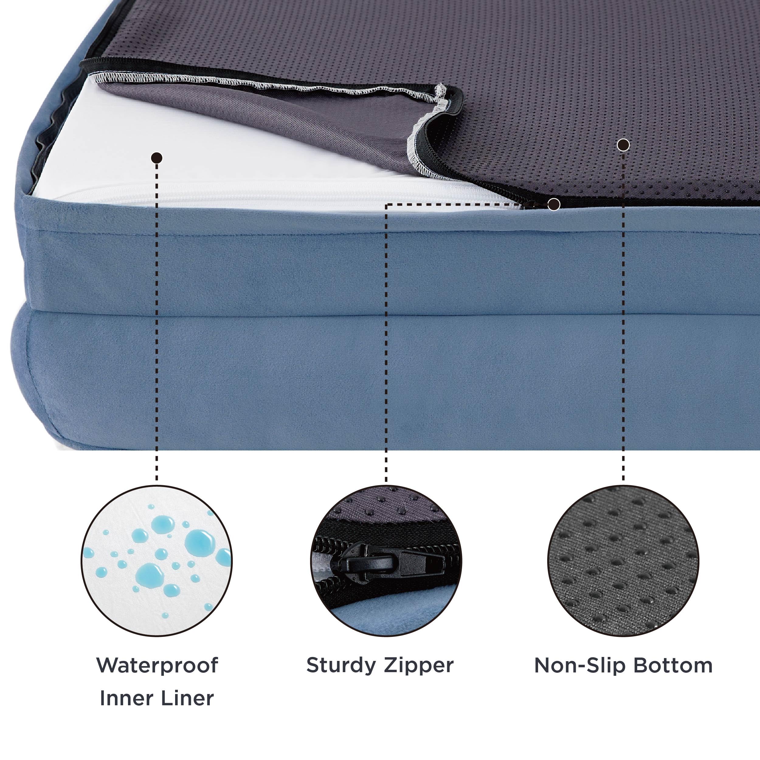 Bedsure Orthopedic Dog Bed For Extra Large Dogs - Calming Xl Dog Sofa Beds With Luxurious Short Plush, Pet Couch Bed With Remova