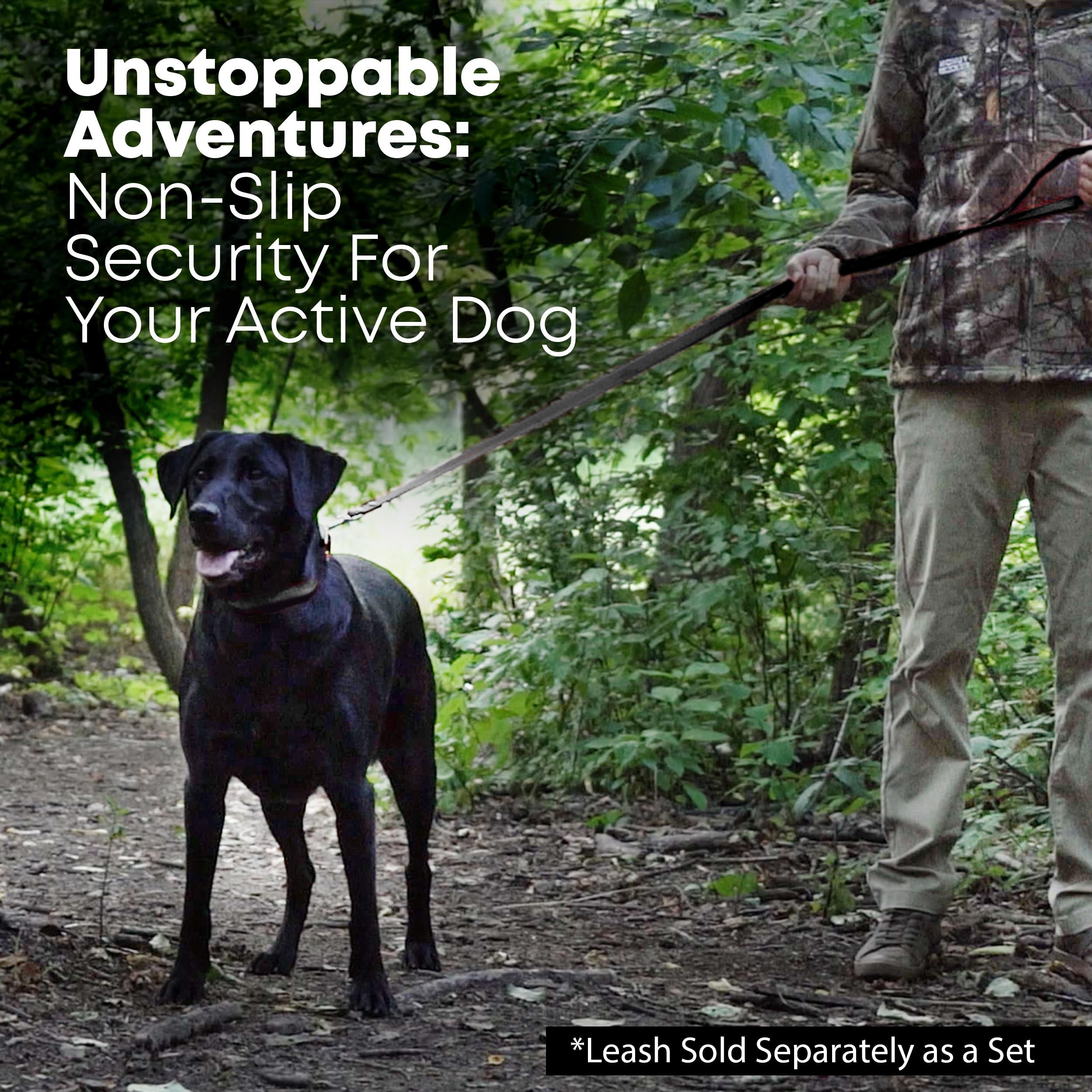 Regal Dog Products Small Black Waterproof Dog Collar And Leash Set - Vinyl Coated Biothane Puppy Pet Training Collar With Heavy