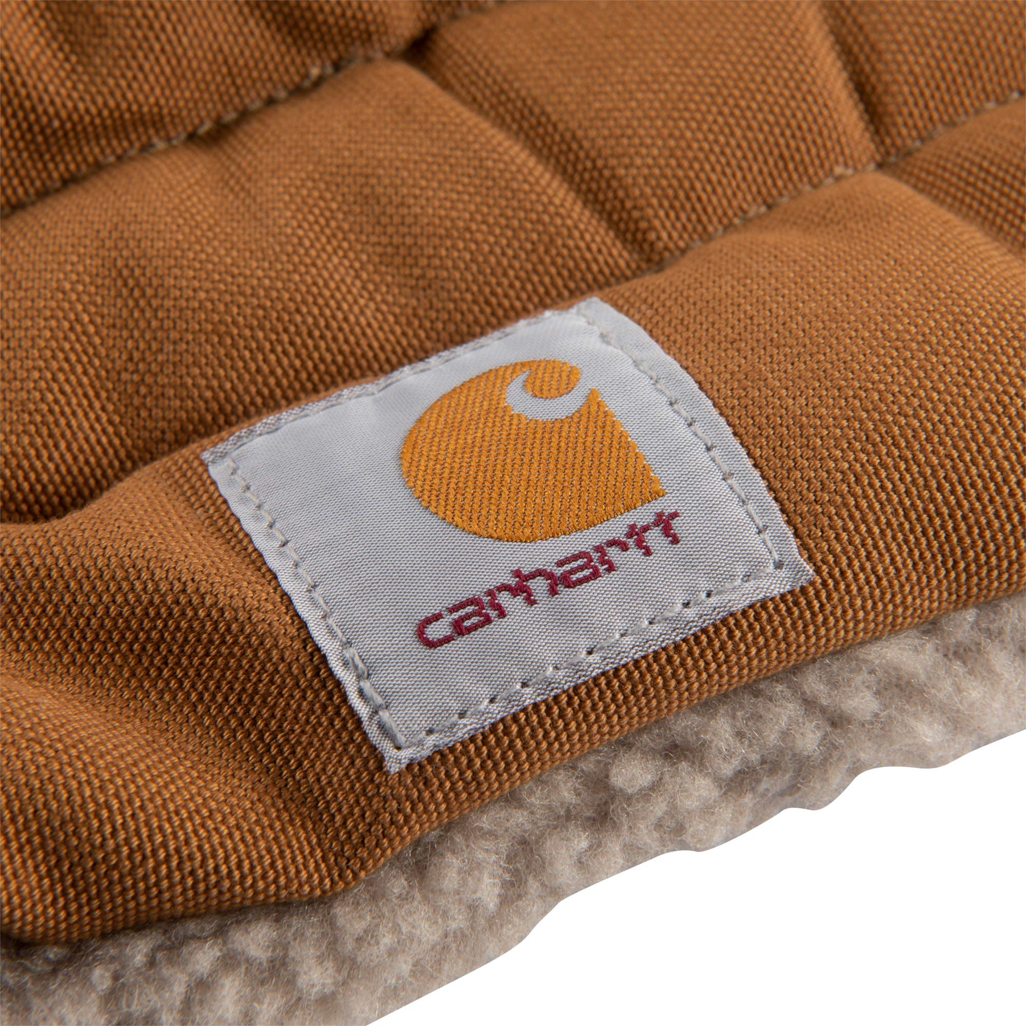 Carhartt Firm Duck Sherpa Top Dog Napper Pad, Carhartt Brown, Large
